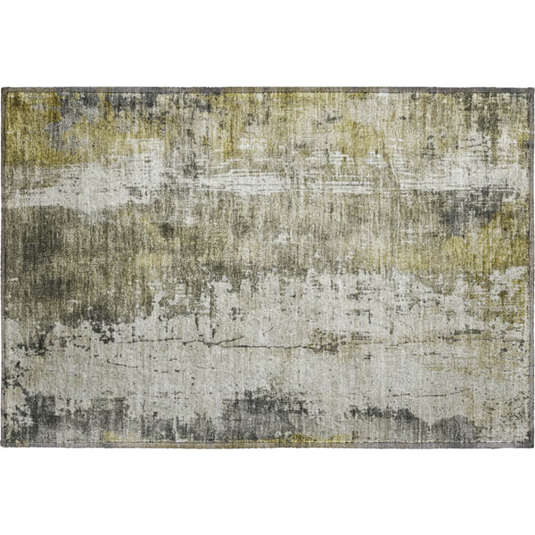 Bogota Machine Washable Transitional Pewter Gray Rug 1'8" x 2'6"