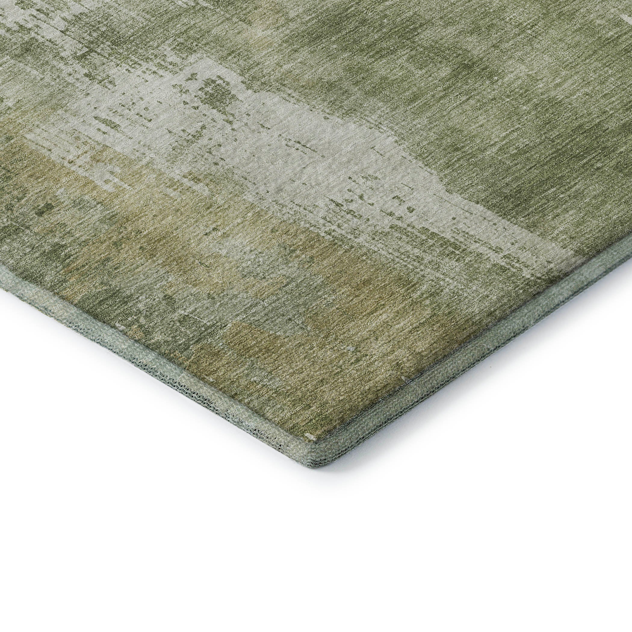 Bogota Machine Washable Transitional Sage Green Rug 1'8" x 2'6" #shape_Rectangle
