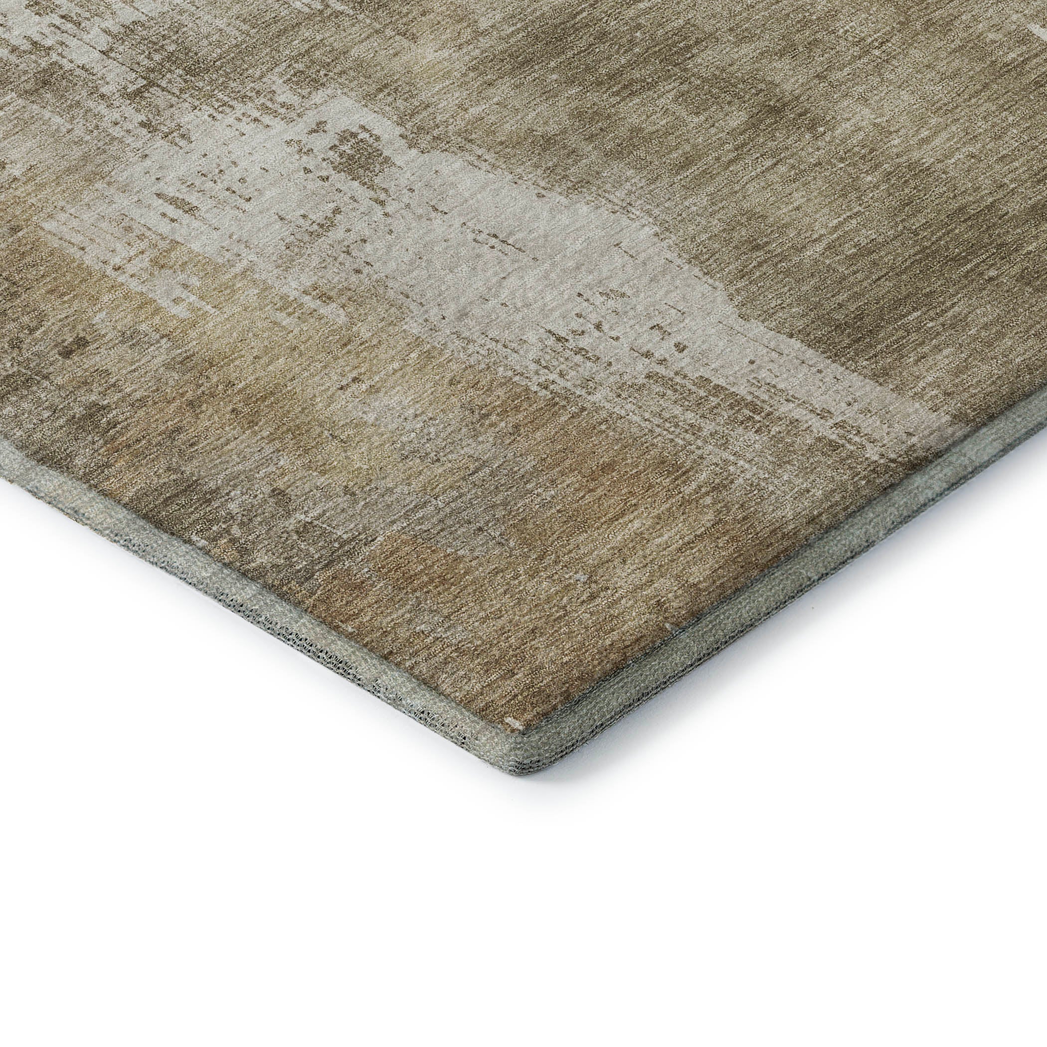 Bogota Machine Washable Transitional Taupe Brown Rug 1'8" x 2'6" #shape_Rectangle