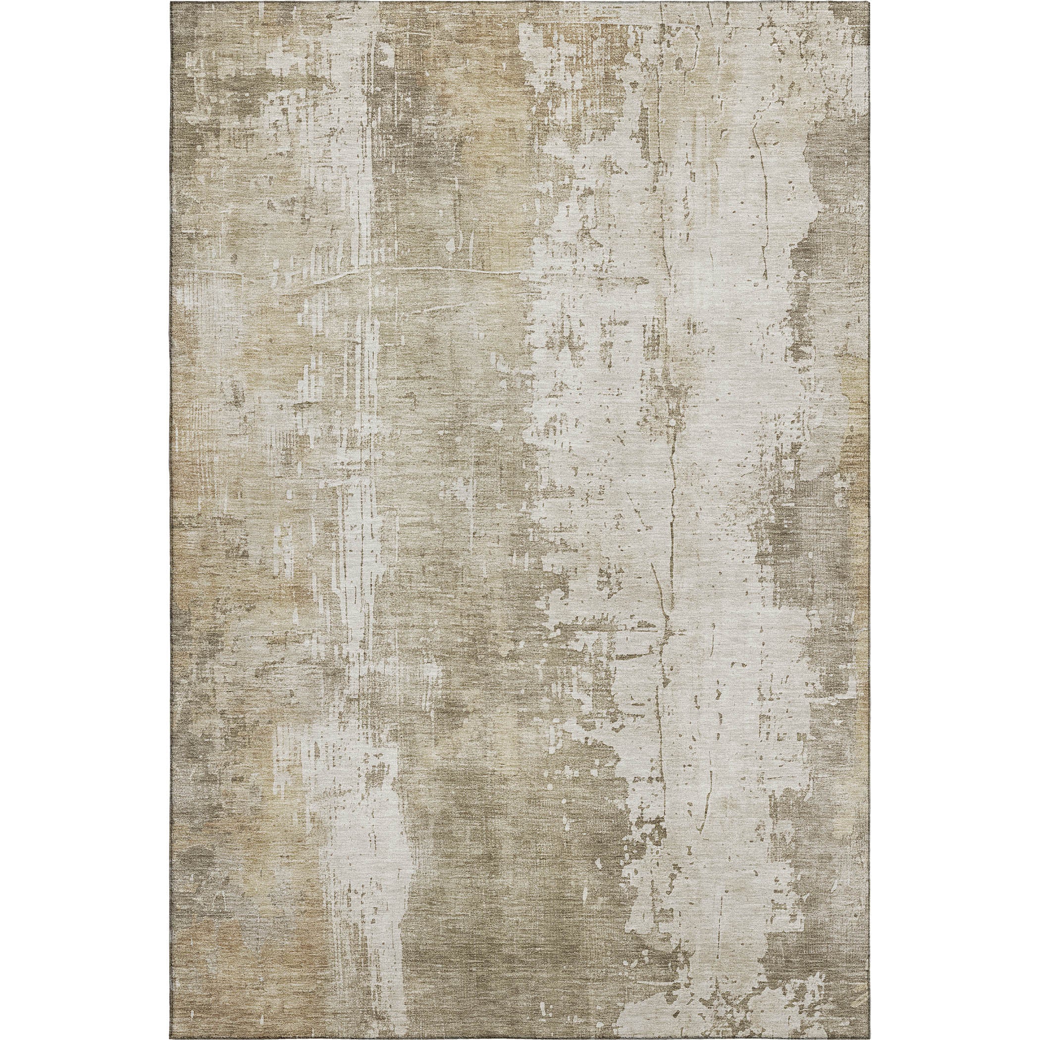 Bogota Machine Washable Transitional Taupe Brown Rug 2'6" x 3'10" #shape_Rectangle