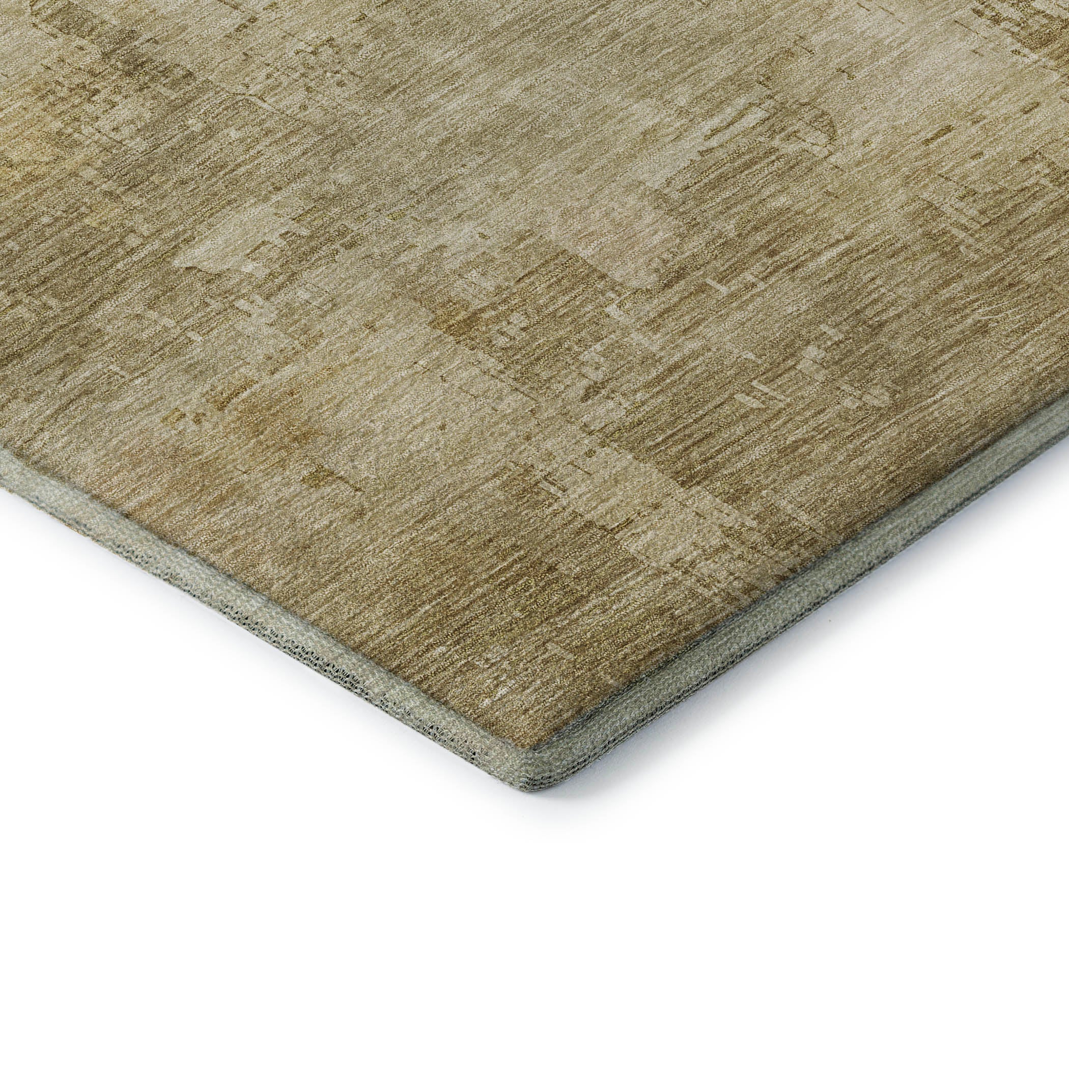 Seoul Machine Washable Transitional Beige Brown Rug 1'8" x 2'6" #shape_Rectangle