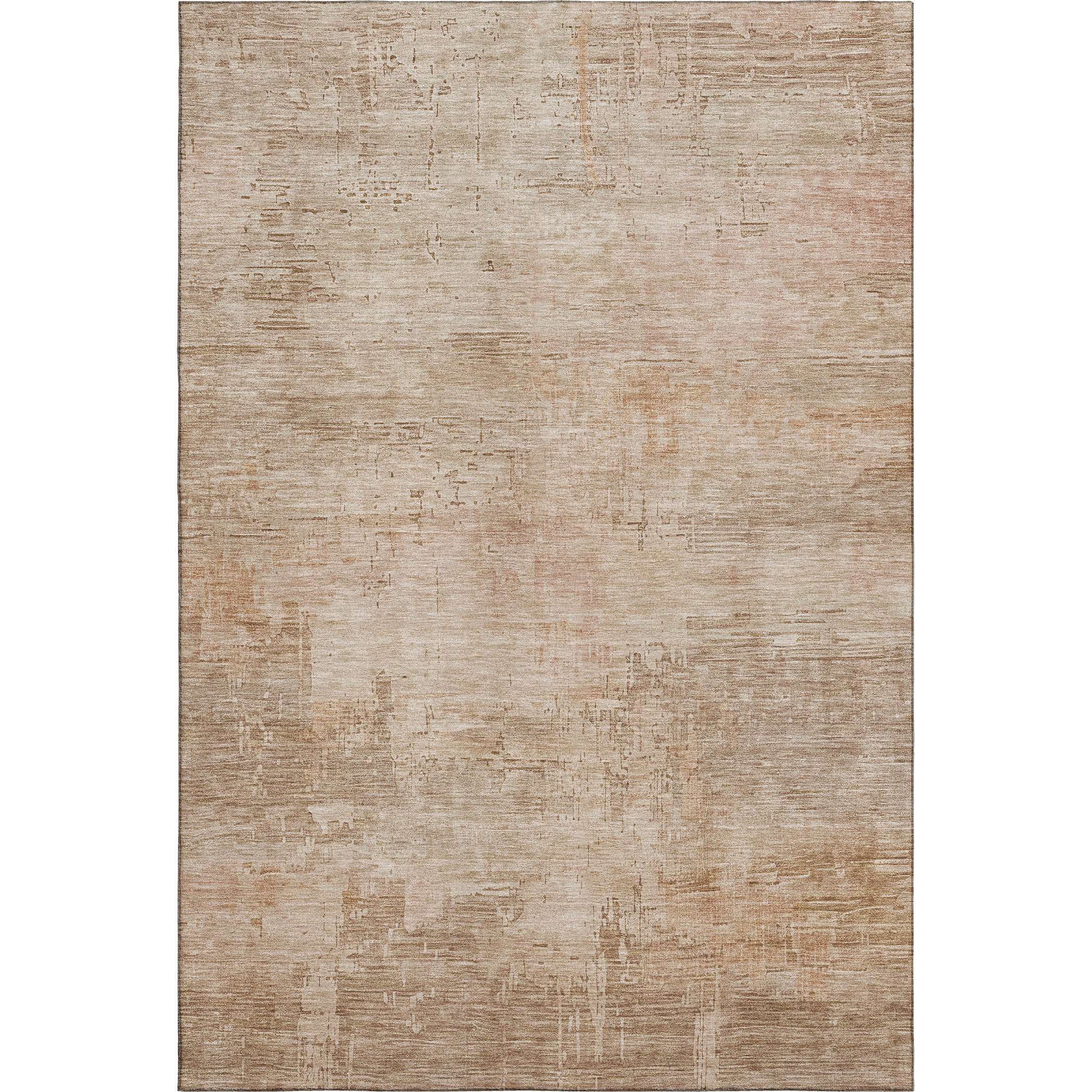 Seoul Machine Washable Transitional Coral Orange Rug 2'6" x 3'10" #shape_Rectangle