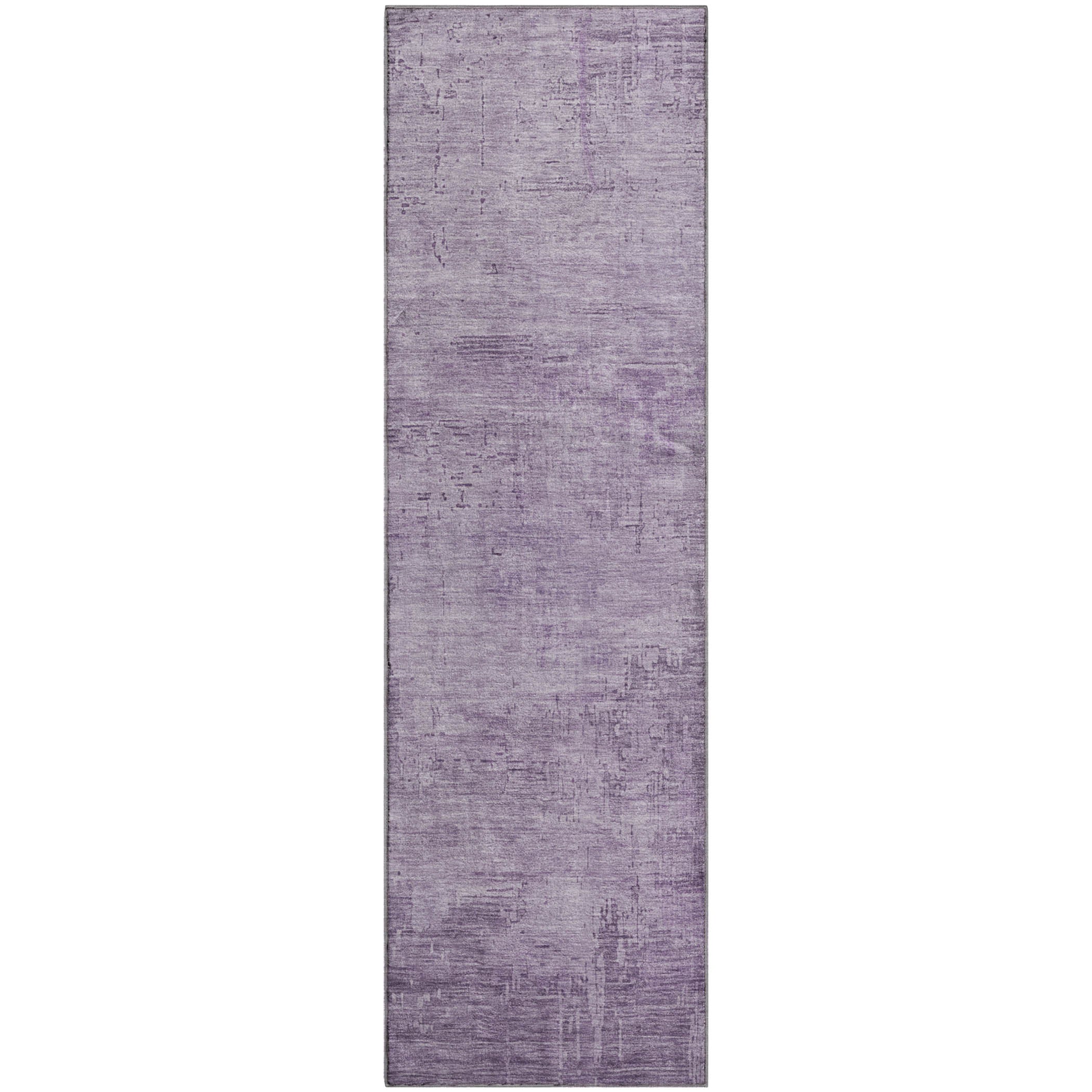 Seoul Machine Washable Transitional Lavender Purple Rug 2'3" x 7'6" #shape_Runner