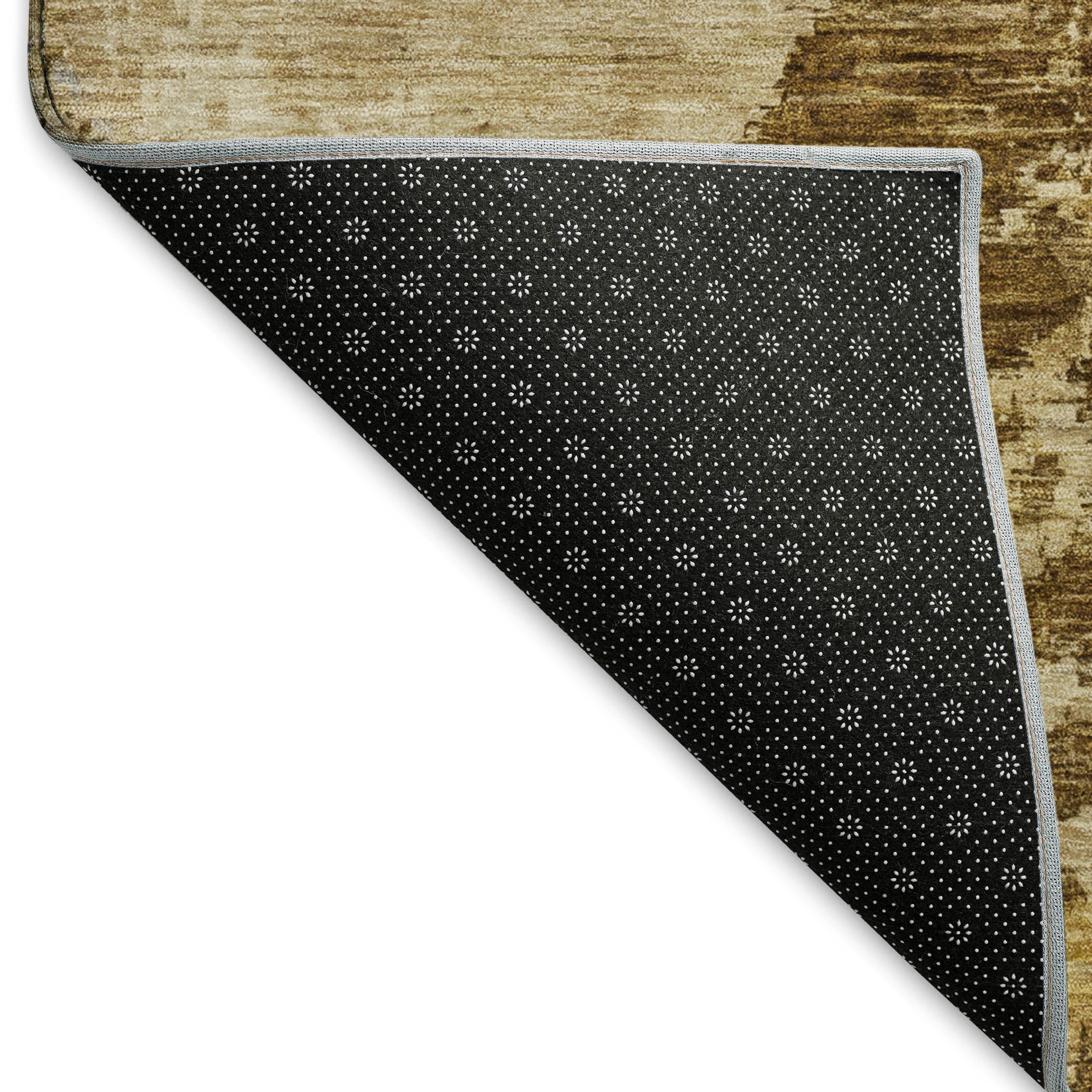 Montevideo Machine Washable Transitional Brown Rug 1'8" x 2'6" #shape_Rectangle