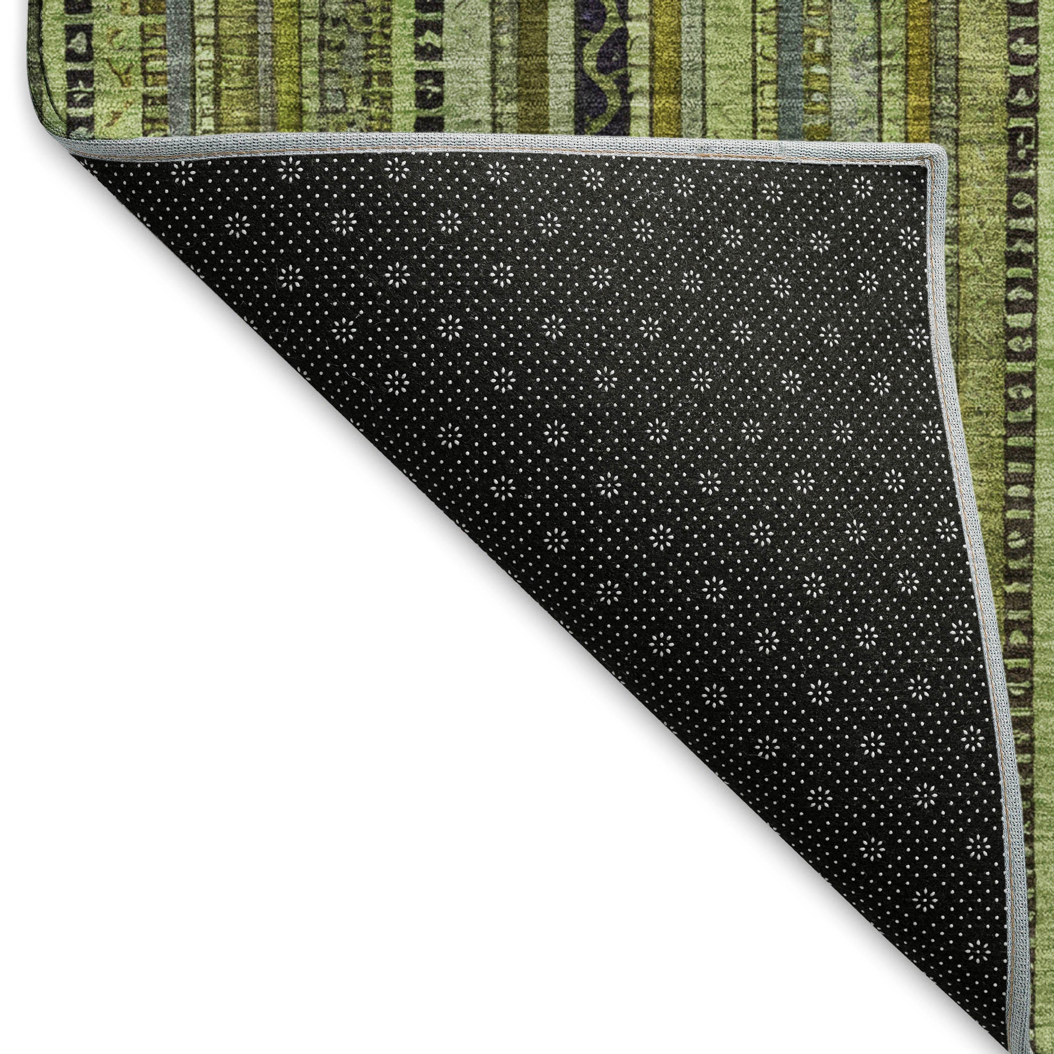 Jaipur Machine Washable Transitional Green Rug 1'8" x 2'6" #shape_Rectangle