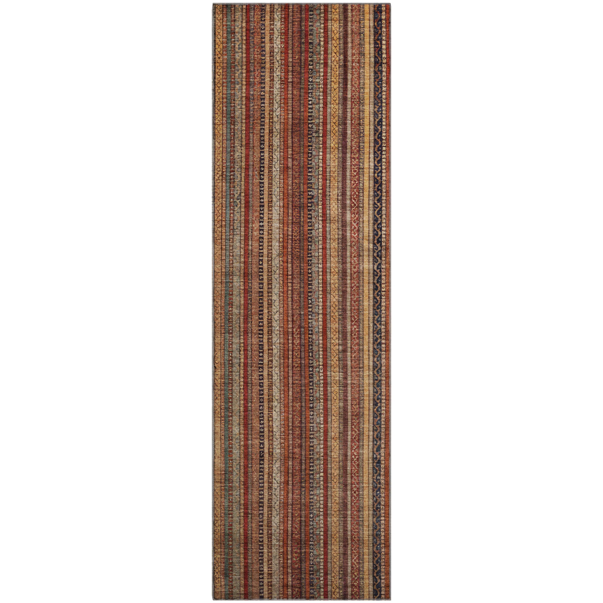 Jaipur Machine Washable Transitional Paprika Orange Rug 2'3" x 7'6" #shape_Runner
