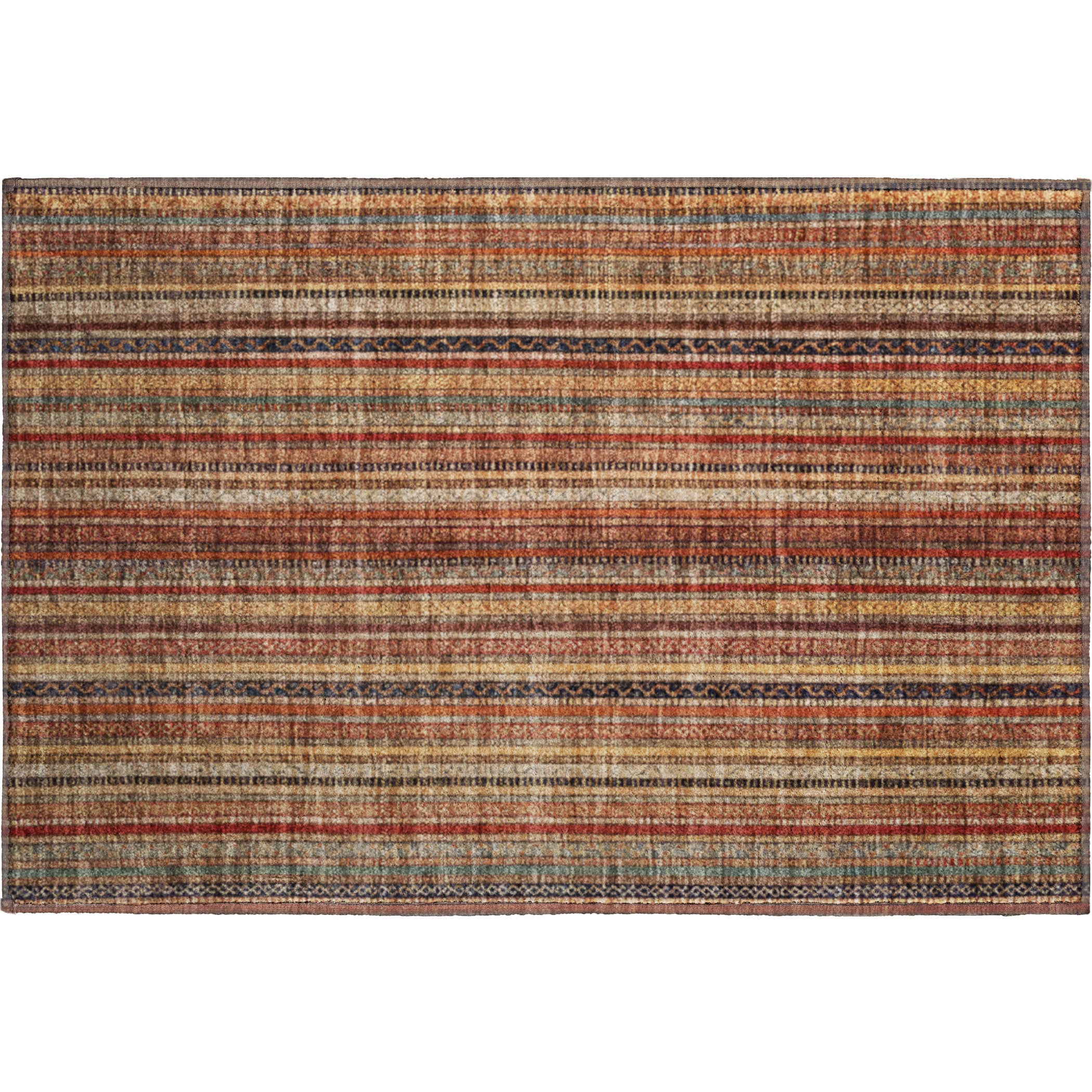 Jaipur Machine Washable Transitional Paprika Orange Rug 1'8" x 2'6" #shape_Rectangle