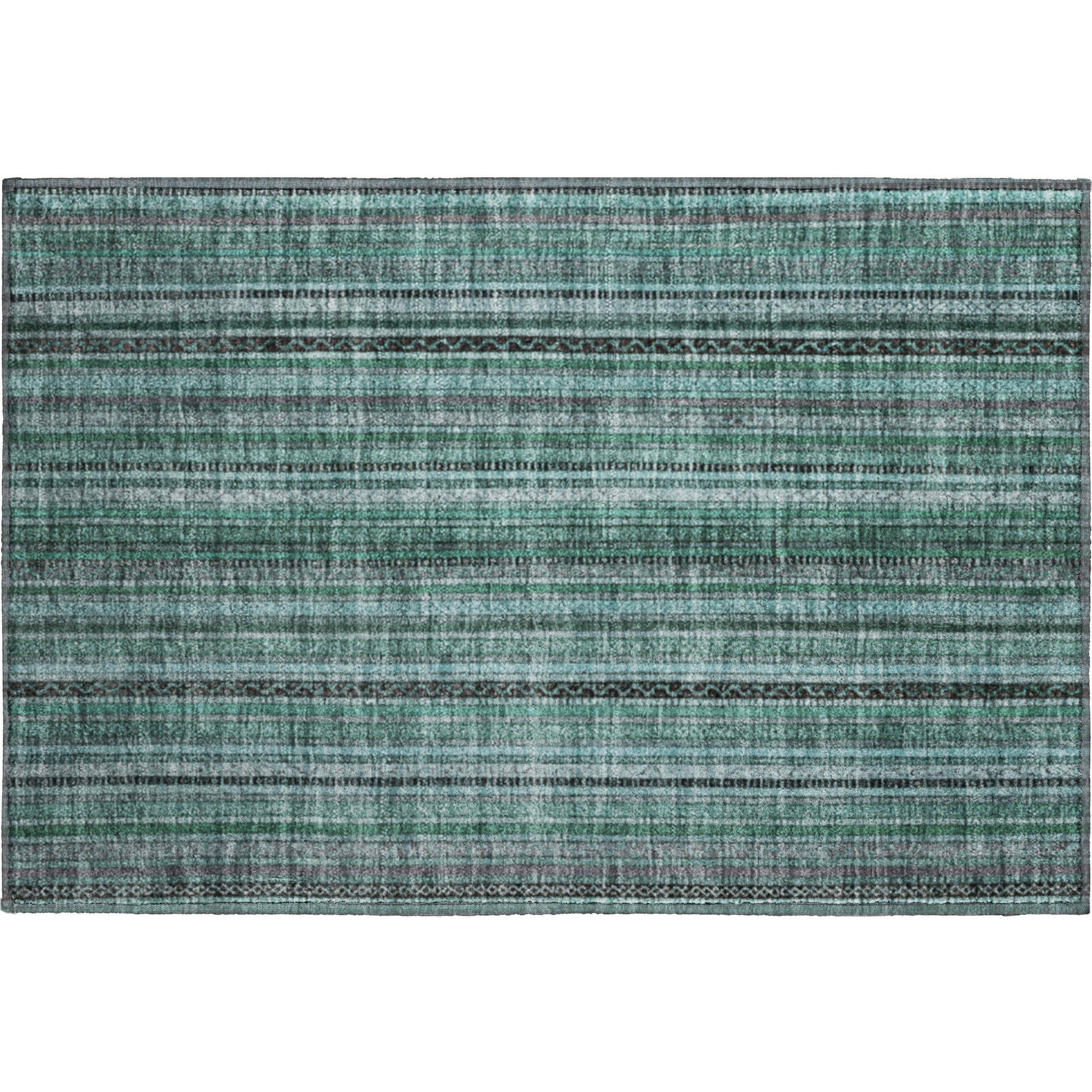Jaipur Machine Washable Transitional Teal Rug 1'8" x 2'6" #shape_Rectangle