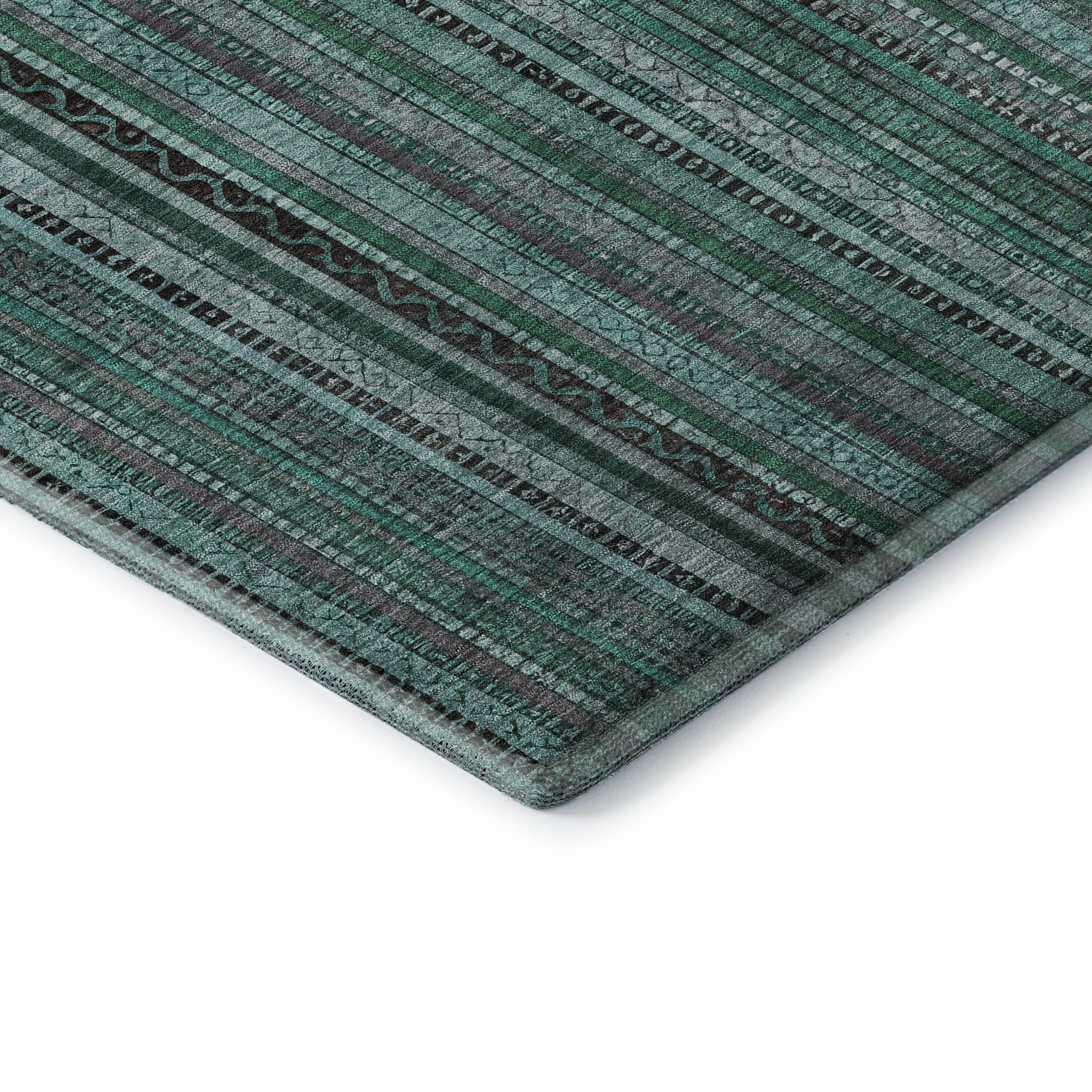 Jaipur Machine Washable Transitional Teal Rug 1'8" x 2'6" #shape_Rectangle