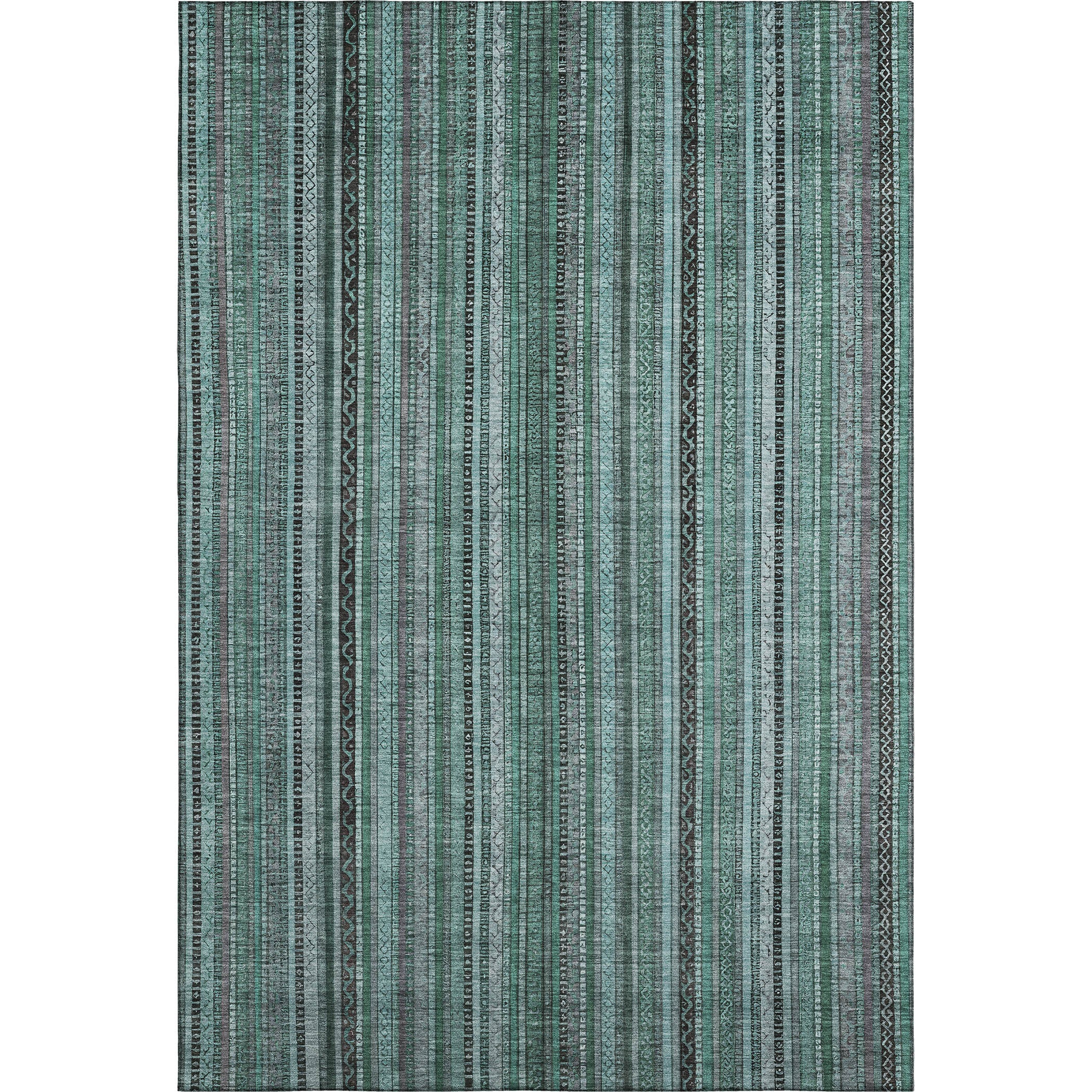 Jaipur Machine Washable Transitional Teal Rug 2'6" x 3'10" #shape_Rectangle