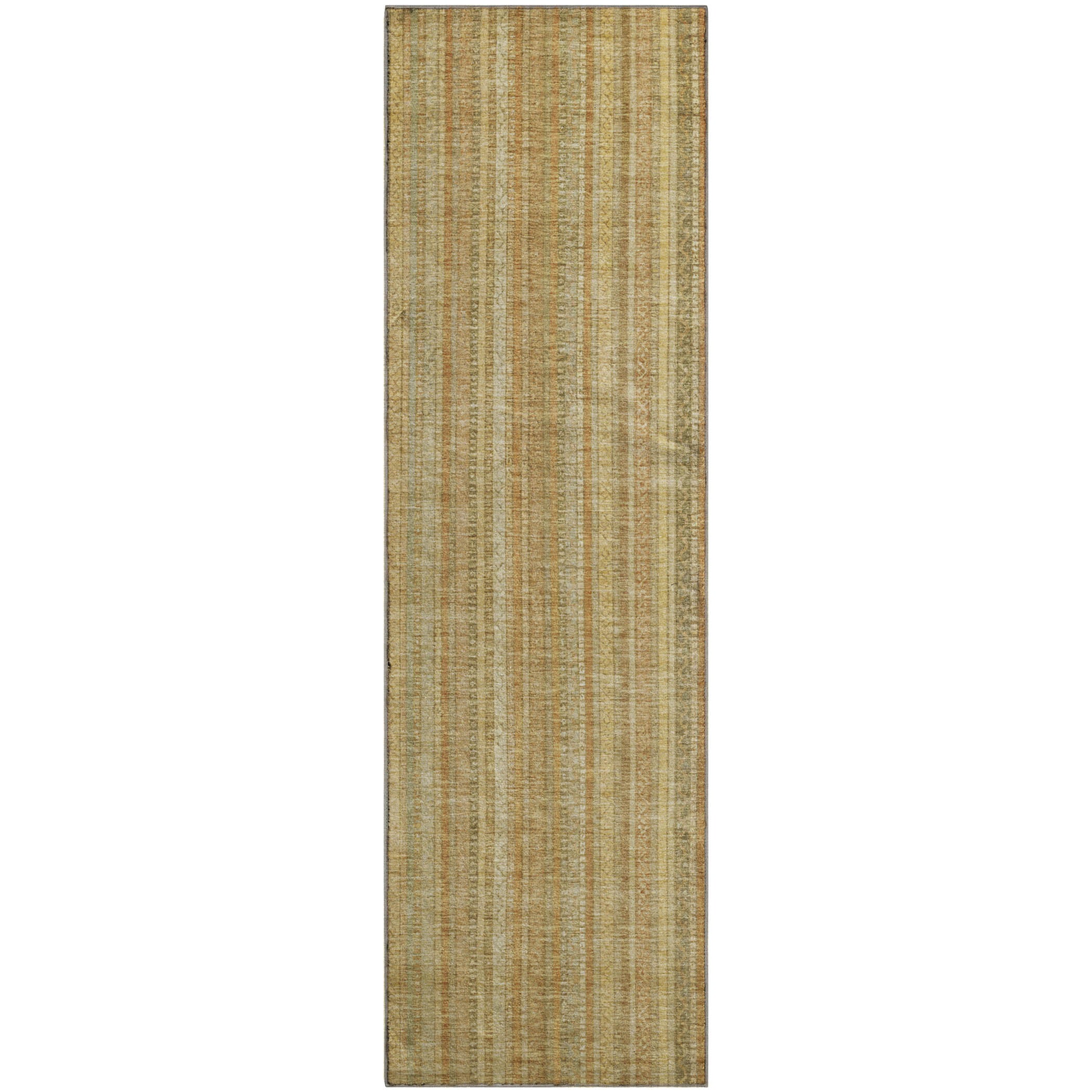 Marrakech Machine Washable Transitional Wheat Gold Rug 2'3" x 7'6" #shape_Runner