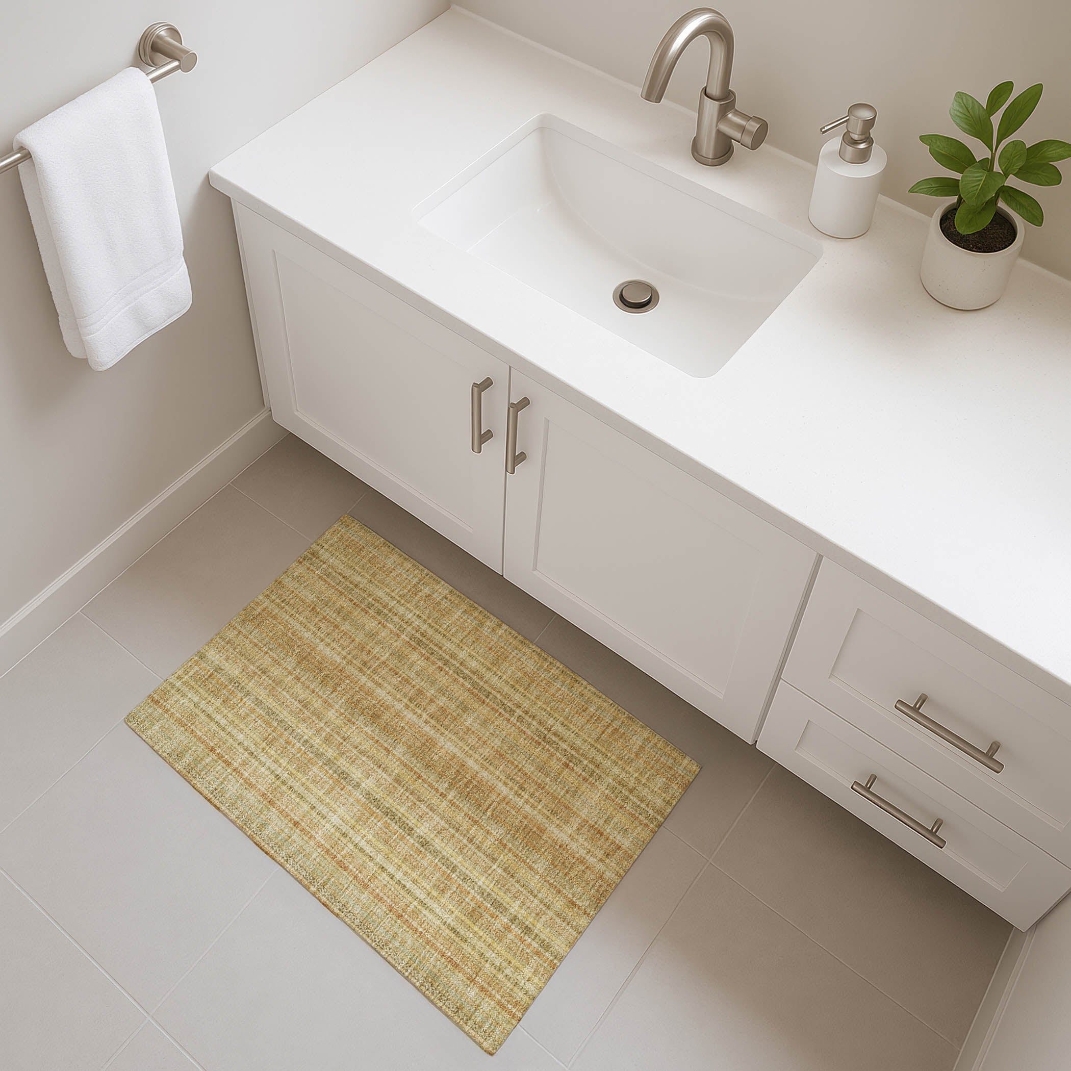 Marrakech Machine Washable Transitional Wheat Gold Rug 1'8" x 2'6" #shape_Rectangle