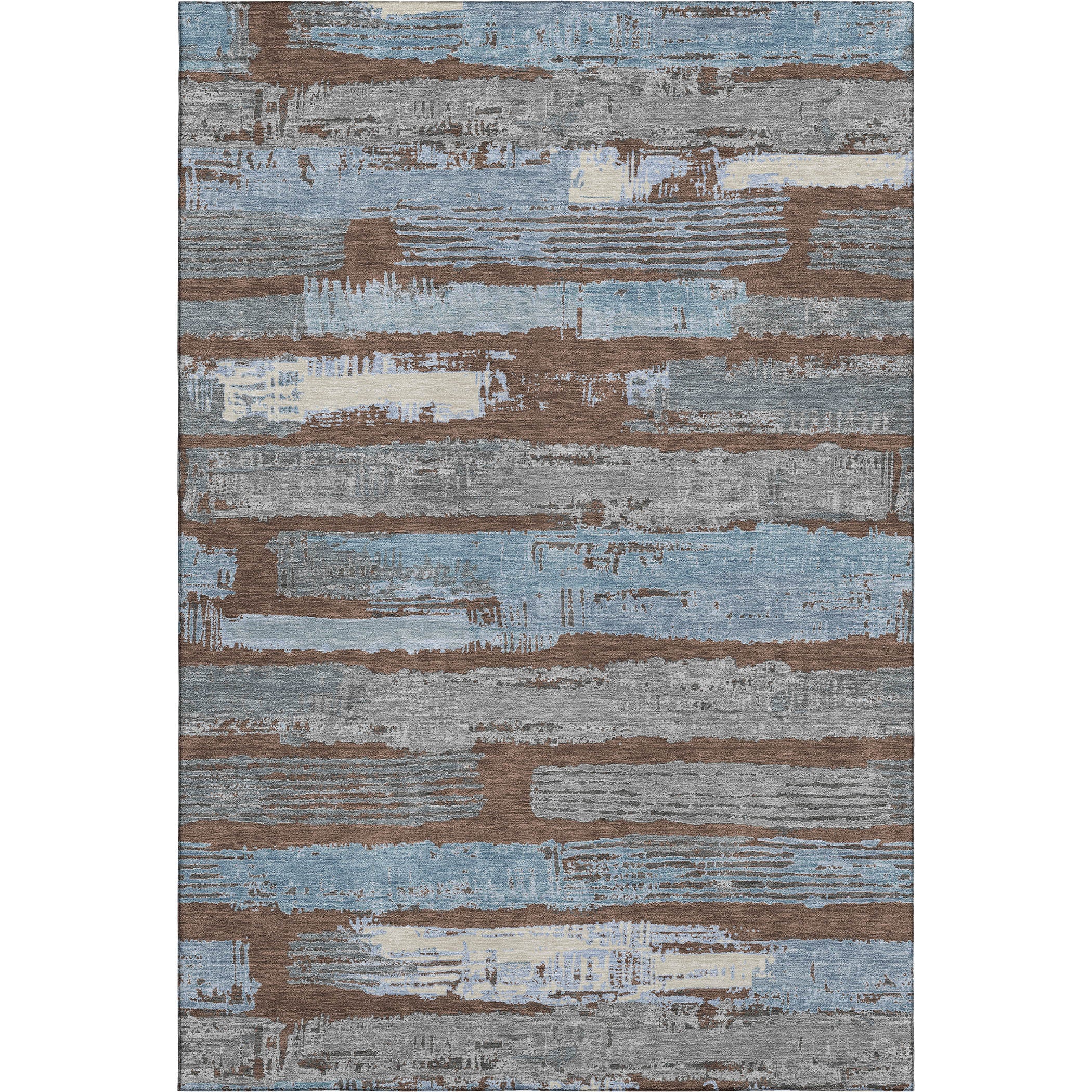 Chiang Mai Machine Washable Transitional Chocolate Brown Rug 2'6" x 3'10" #shape_Rectangle