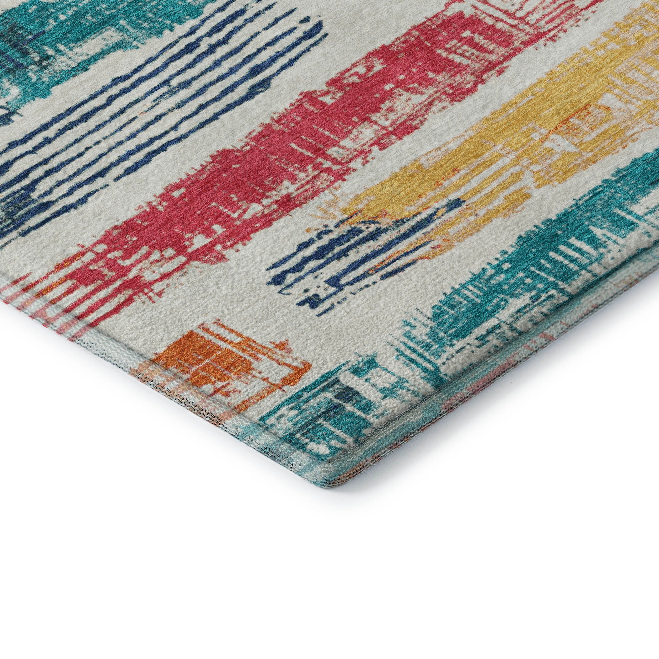 Chiang Mai Machine Washable Transitional Ivory Rug 1'8" x 2'6" #shape_Rectangle