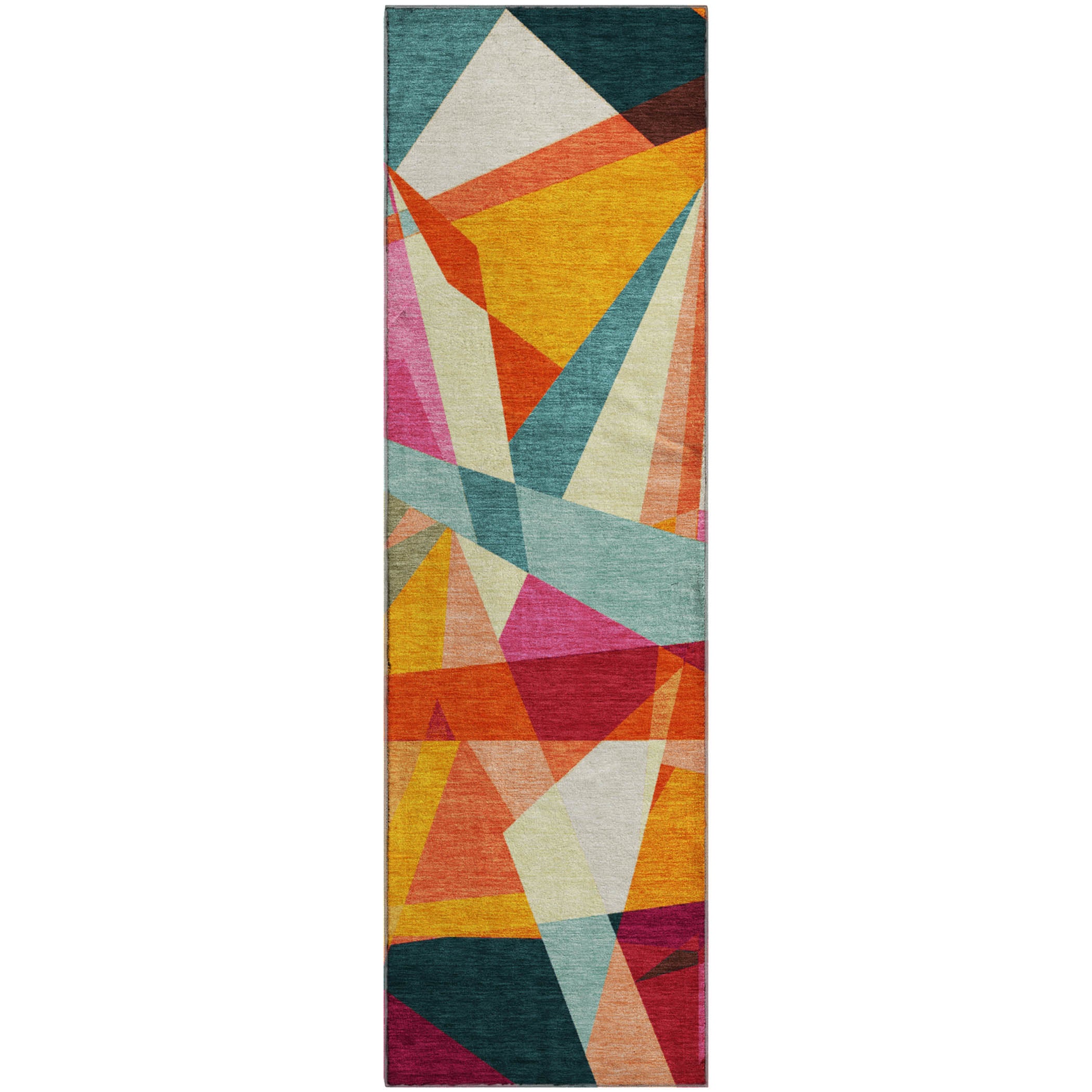Oslo Machine Washable Transitional Ivory Rug 2'3" x 7'6" #shape_Runner