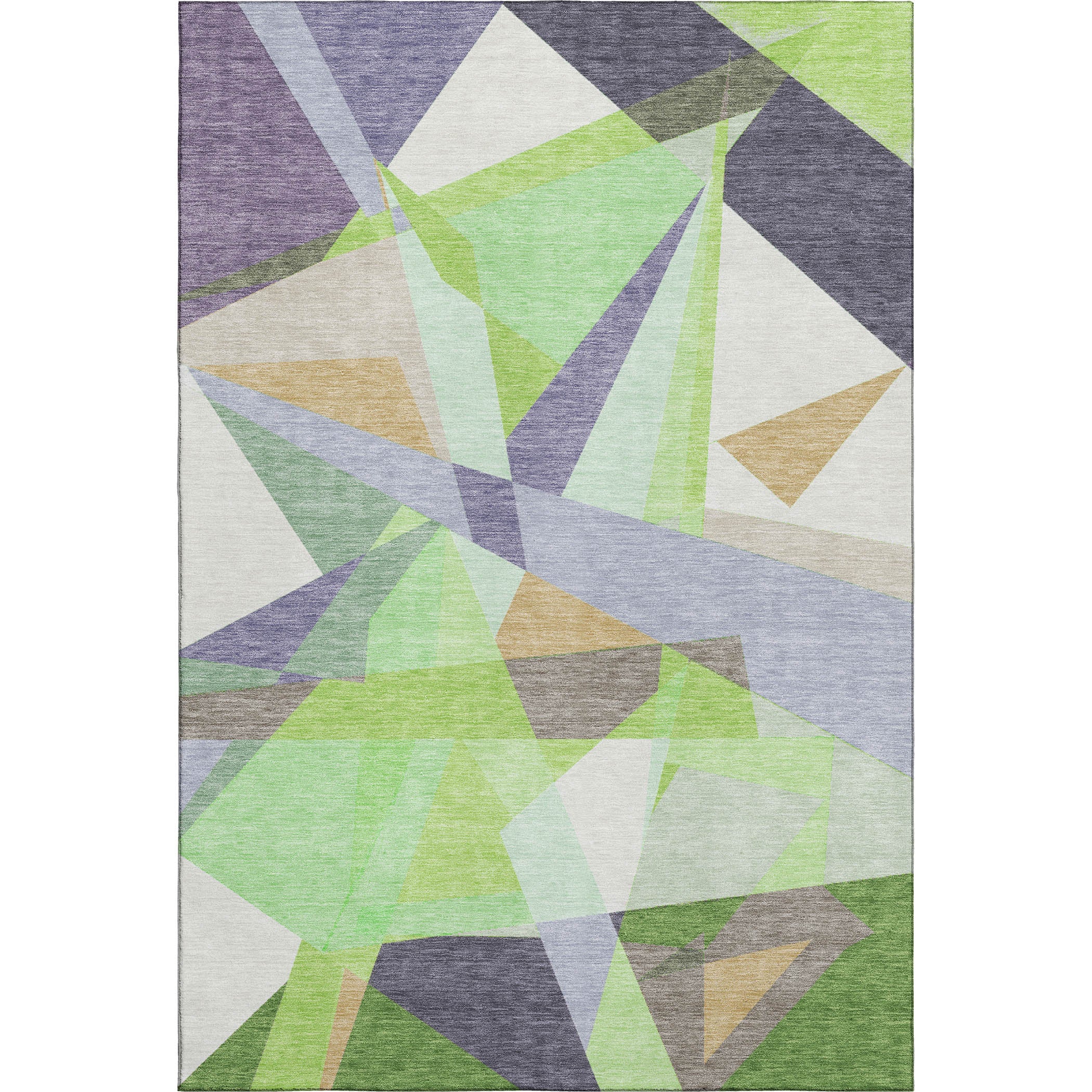 Oslo Machine Washable Transitional Lavender Purple Rug 2'6" x 3'10" #shape_Rectangle