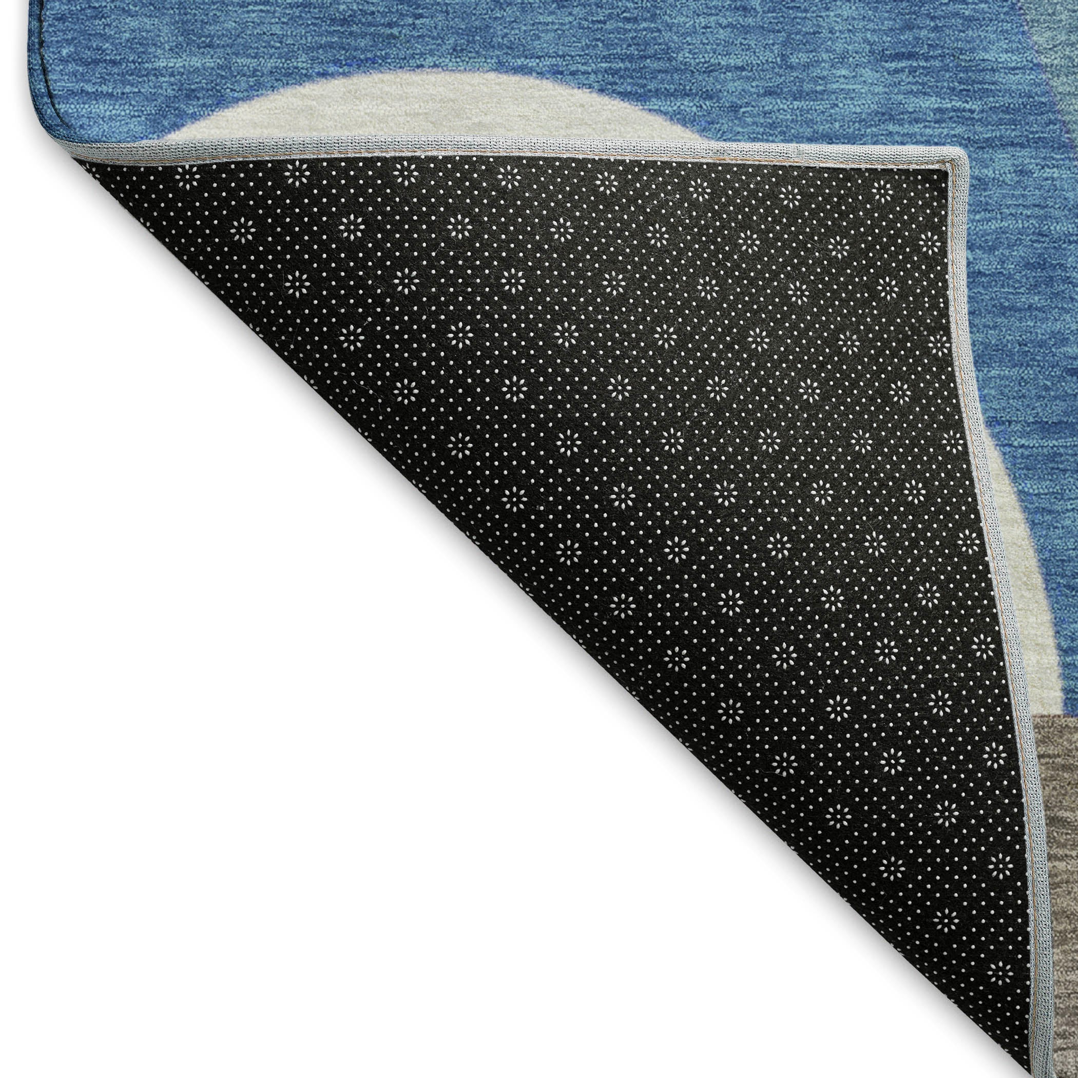 Zanzibar Machine Washable Transitional Sky Blue Rug 1'8" x 2'6" #shape_Rectangle
