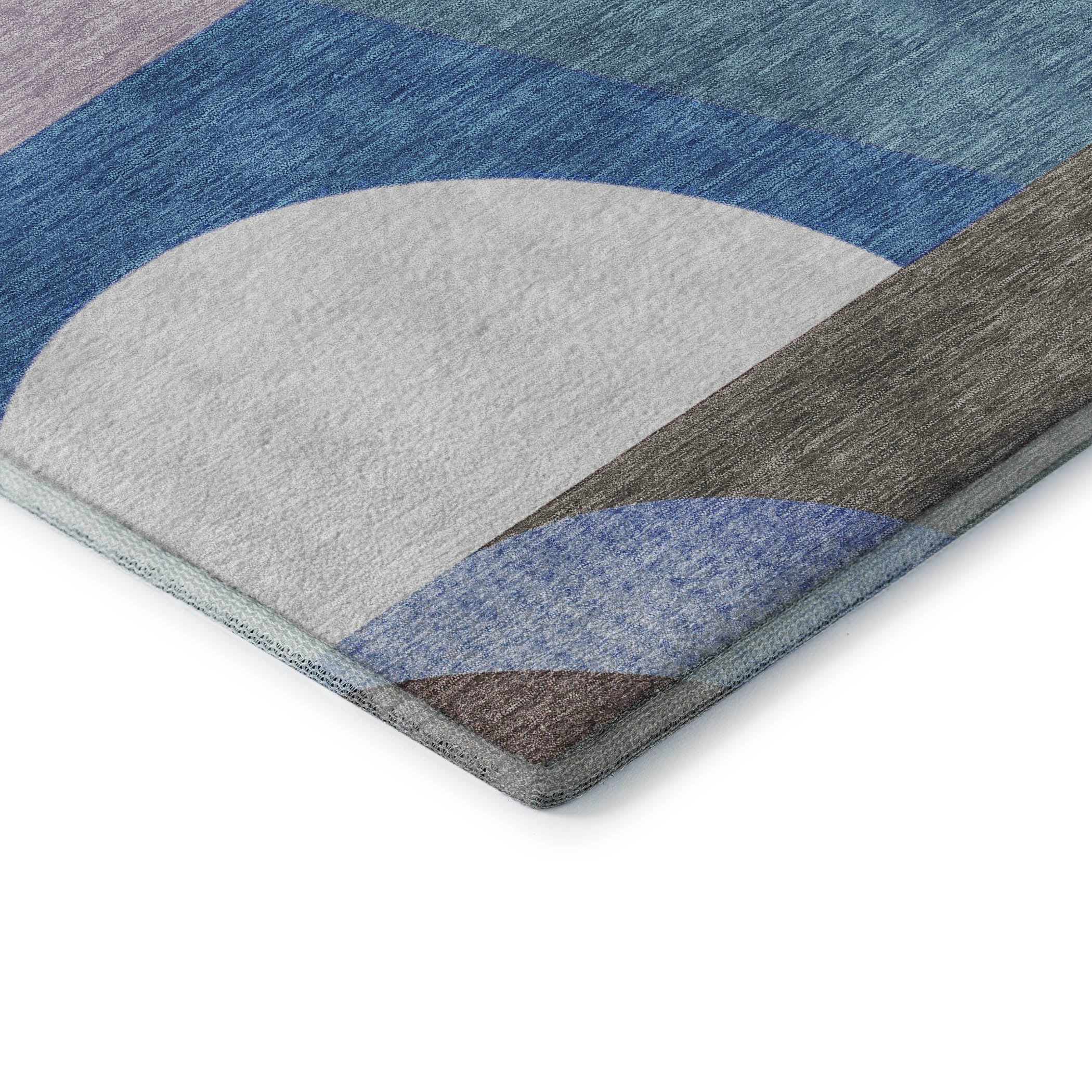 Zanzibar Machine Washable Transitional Sky Blue Rug 1'8" x 2'6" #shape_Rectangle