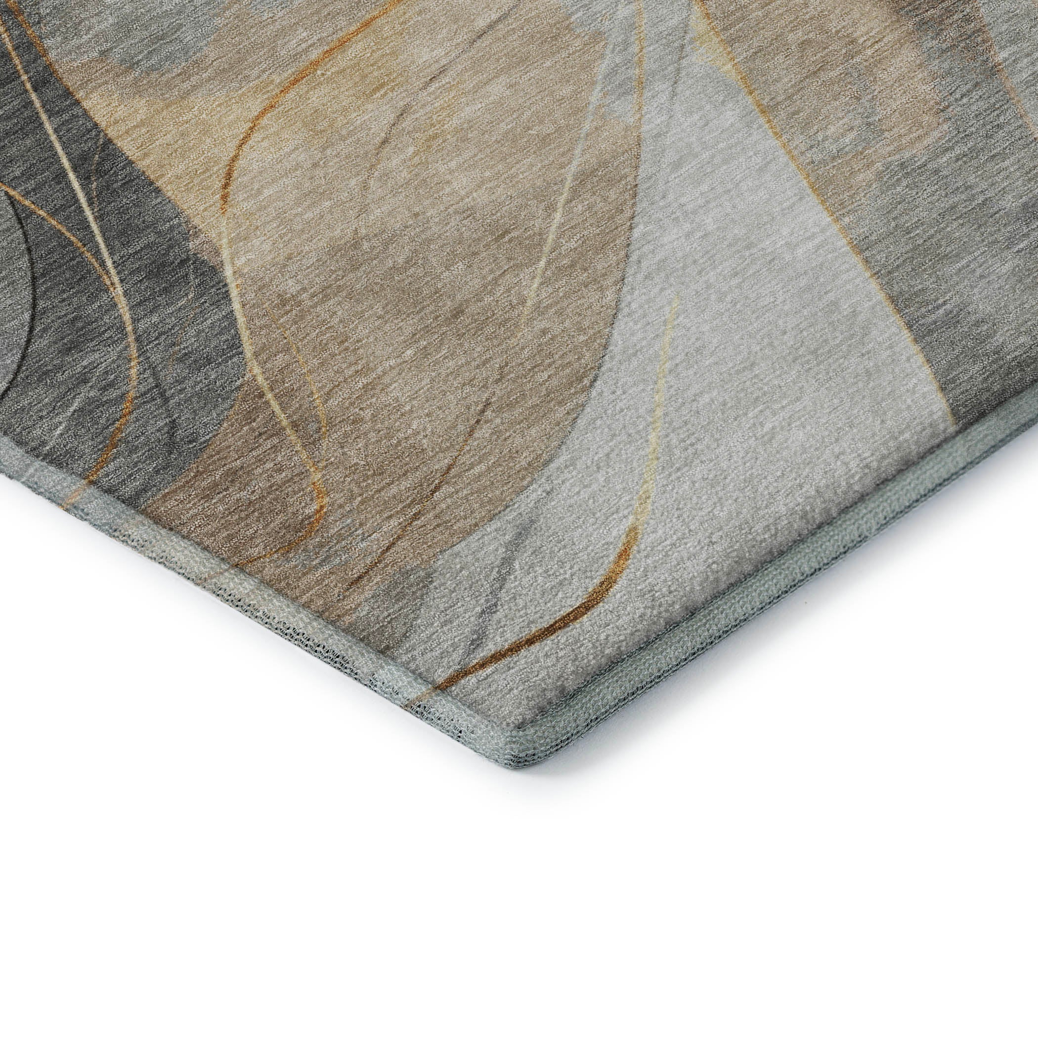 Havana Machine Washable Transitional Gray Rug 1'8" x 2'6" #shape_Rectangle