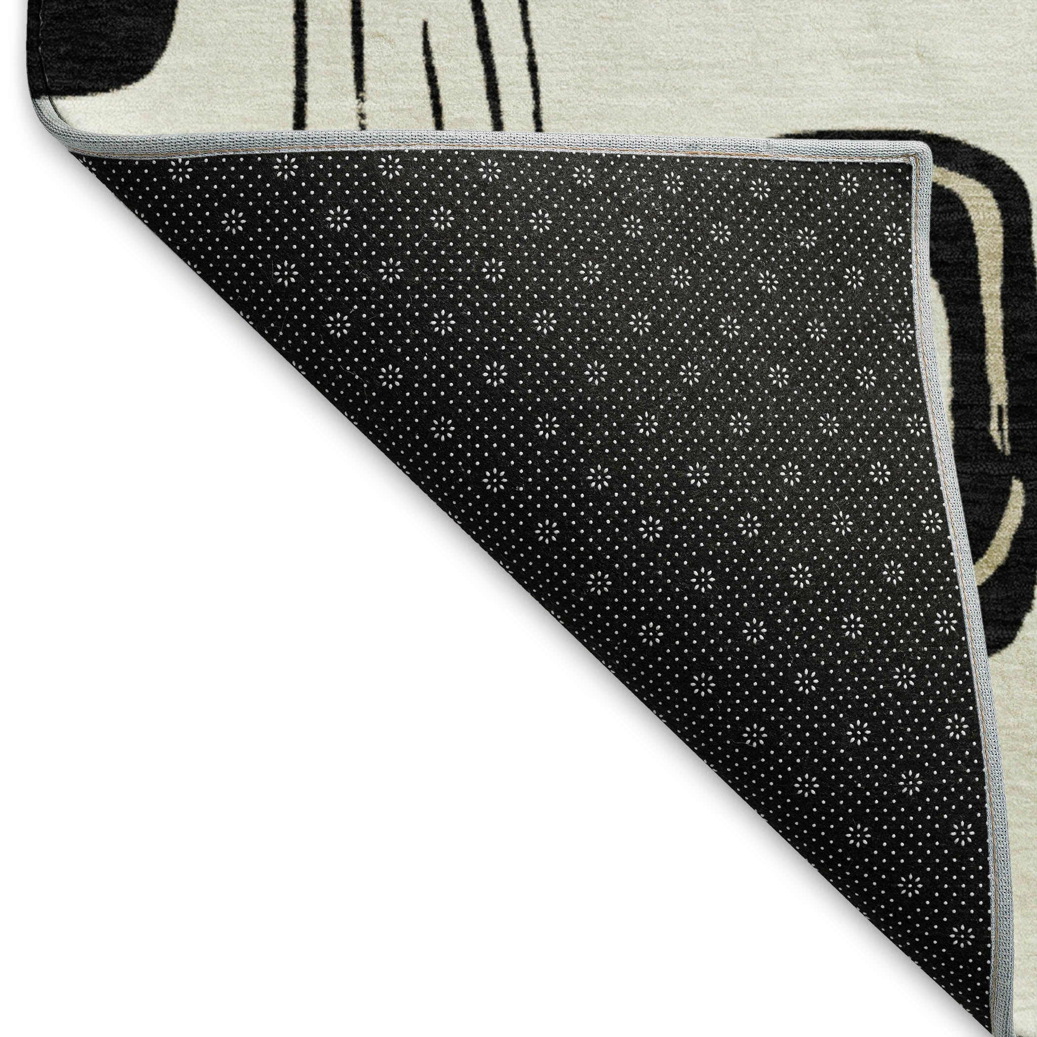 Dubrovnik Machine Washable Transitional Ivory Rug 1'8" x 2'6" #shape_Rectangle