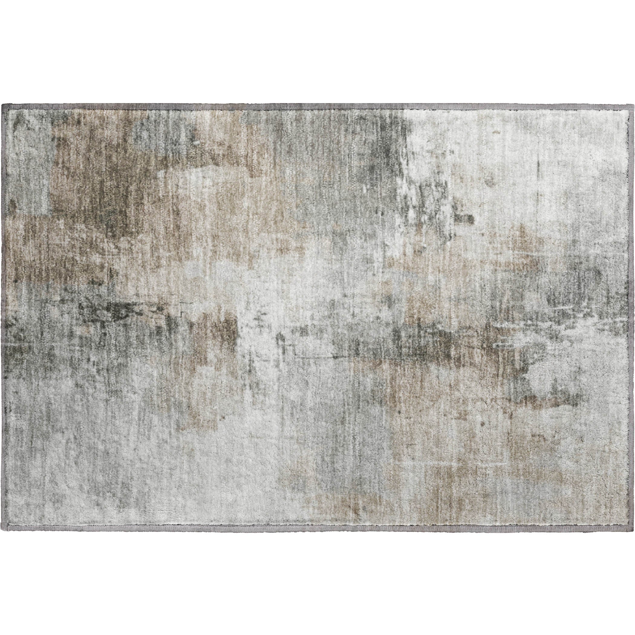 Baku Machine Washable Transitional Ivory Rug 1'8" x 2'6" #shape_Rectangle