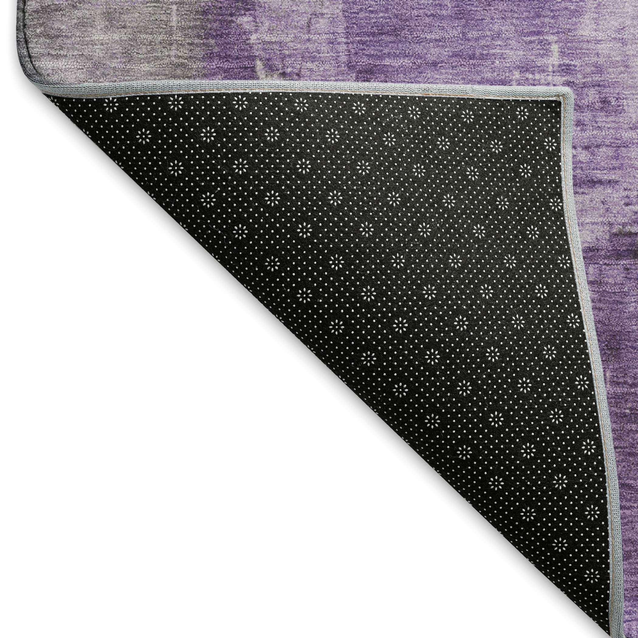 Baku Machine Washable Transitional Purple Rug 1'8" x 2'6" #shape_Rectangle