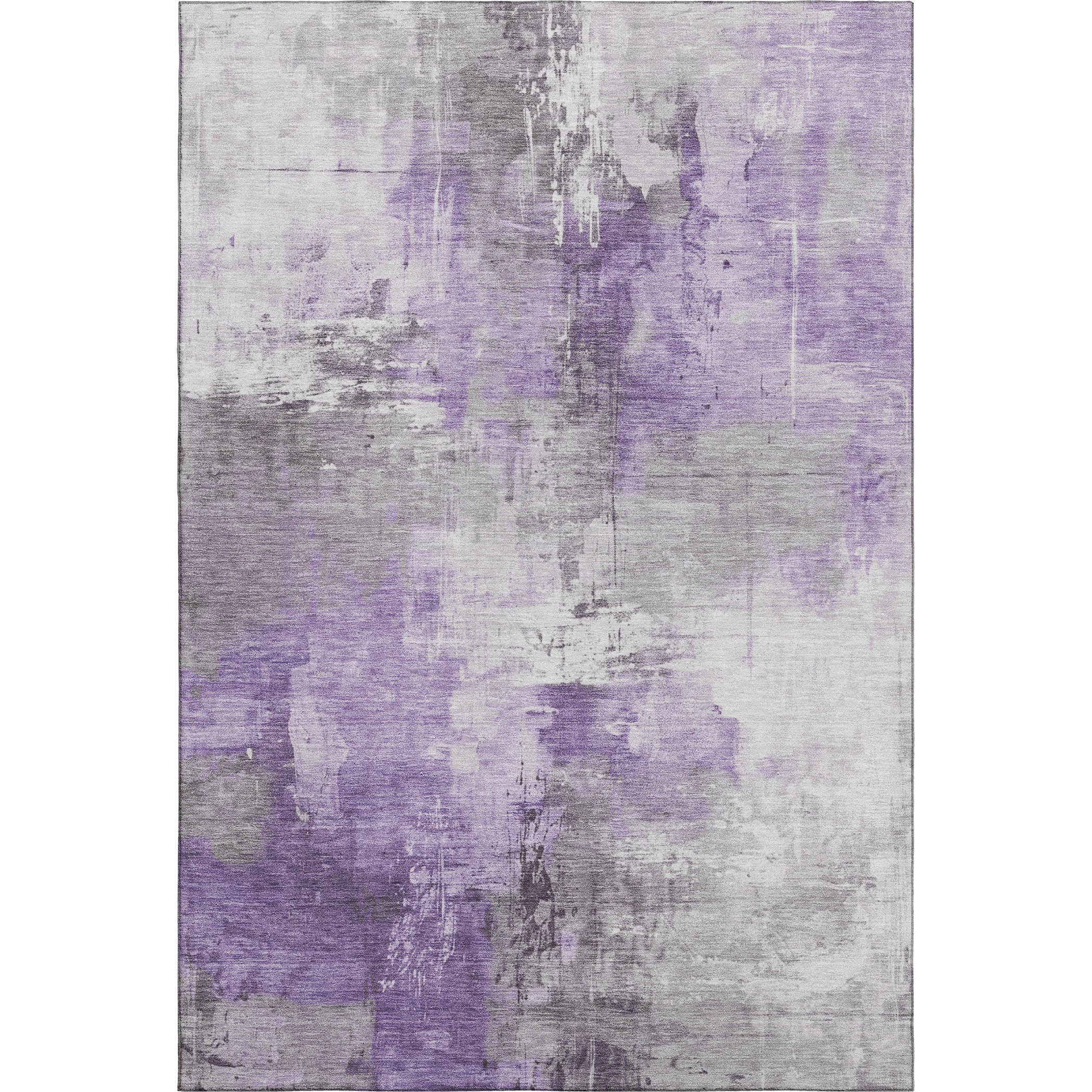 Baku Machine Washable Transitional Purple Rug 2'6" x 3'10" #shape_Rectangle