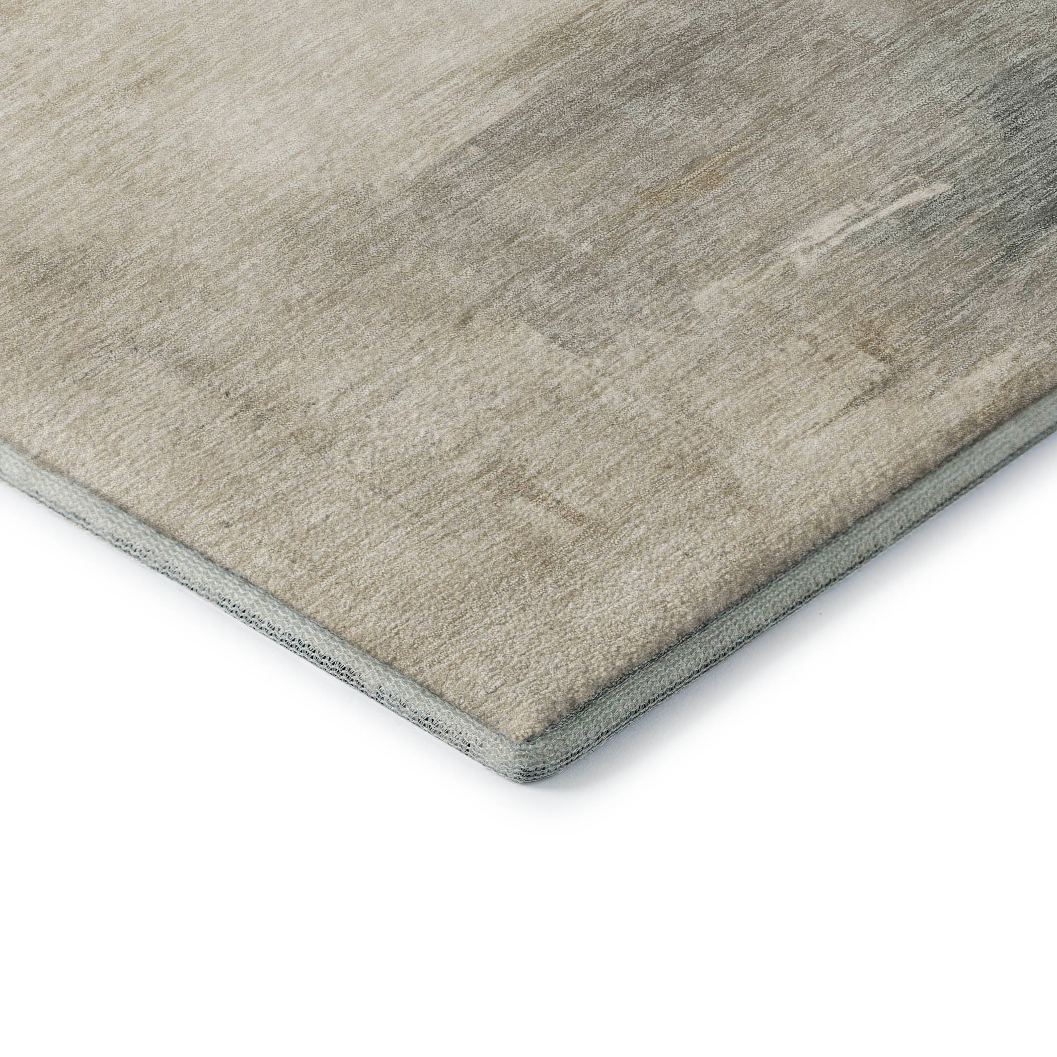 Oslo Machine Washable Transitional Beige Brown Rug 1'8" x 2'6" #shape_Rectangle