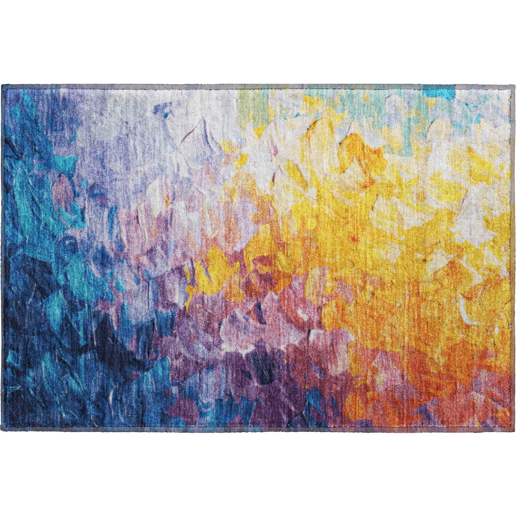 Lima Machine Washable Transitional Gold Rug 1'8" x 2'6" #shape_Rectangle