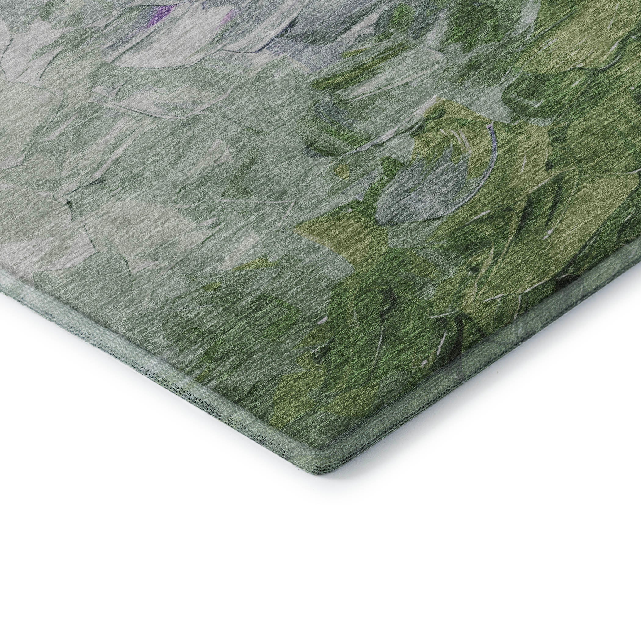 Lima Machine Washable Transitional Purple Rug 1'8" x 2'6" #shape_Rectangle