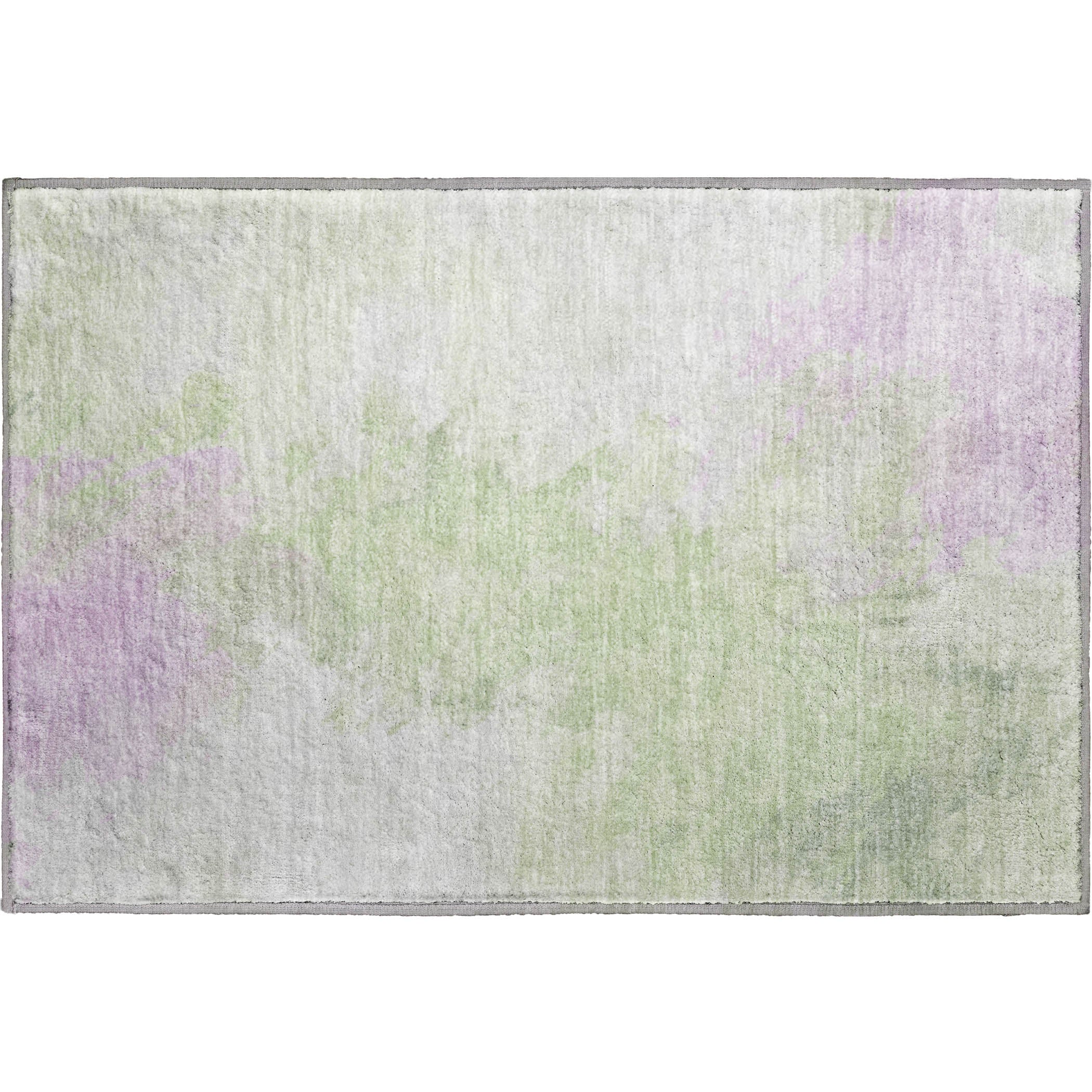 Athens Machine Washable Transitional Aloe Green Rug 1'8" x 2'6" #shape_Rectangle