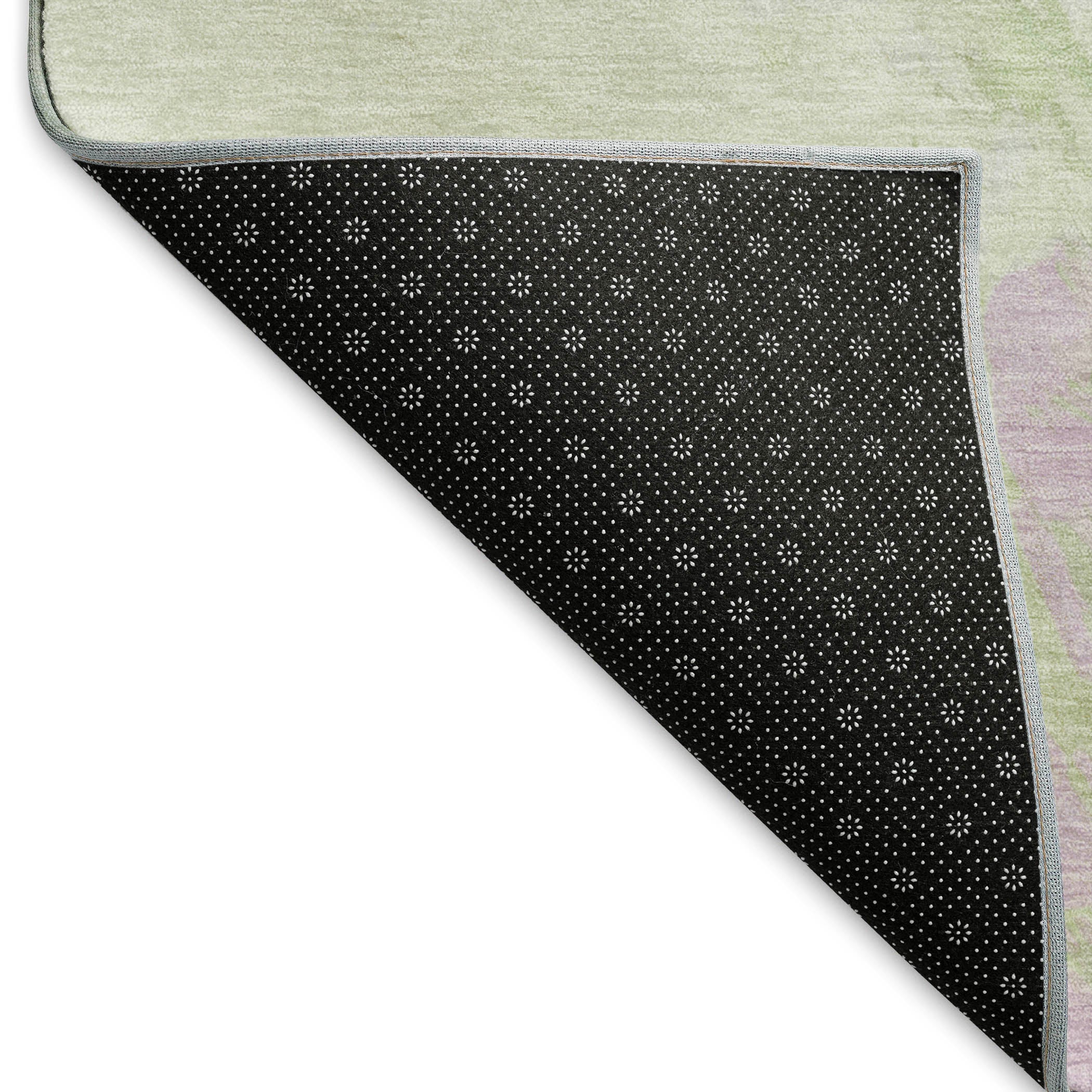 Athens Machine Washable Transitional Aloe Green Rug 1'8" x 2'6" #shape_Rectangle