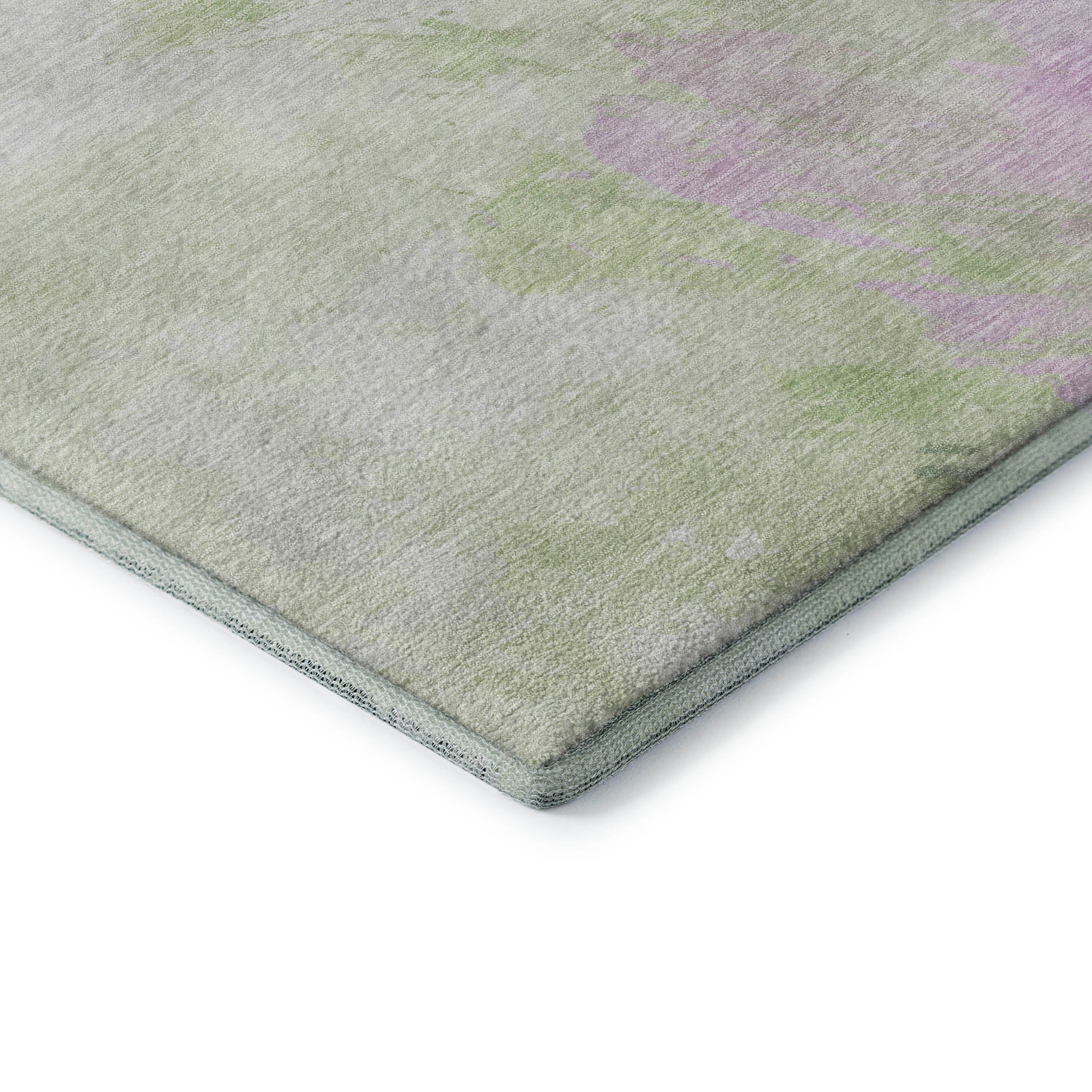 Athens Machine Washable Transitional Aloe Green Rug 1'8" x 2'6" #shape_Rectangle
