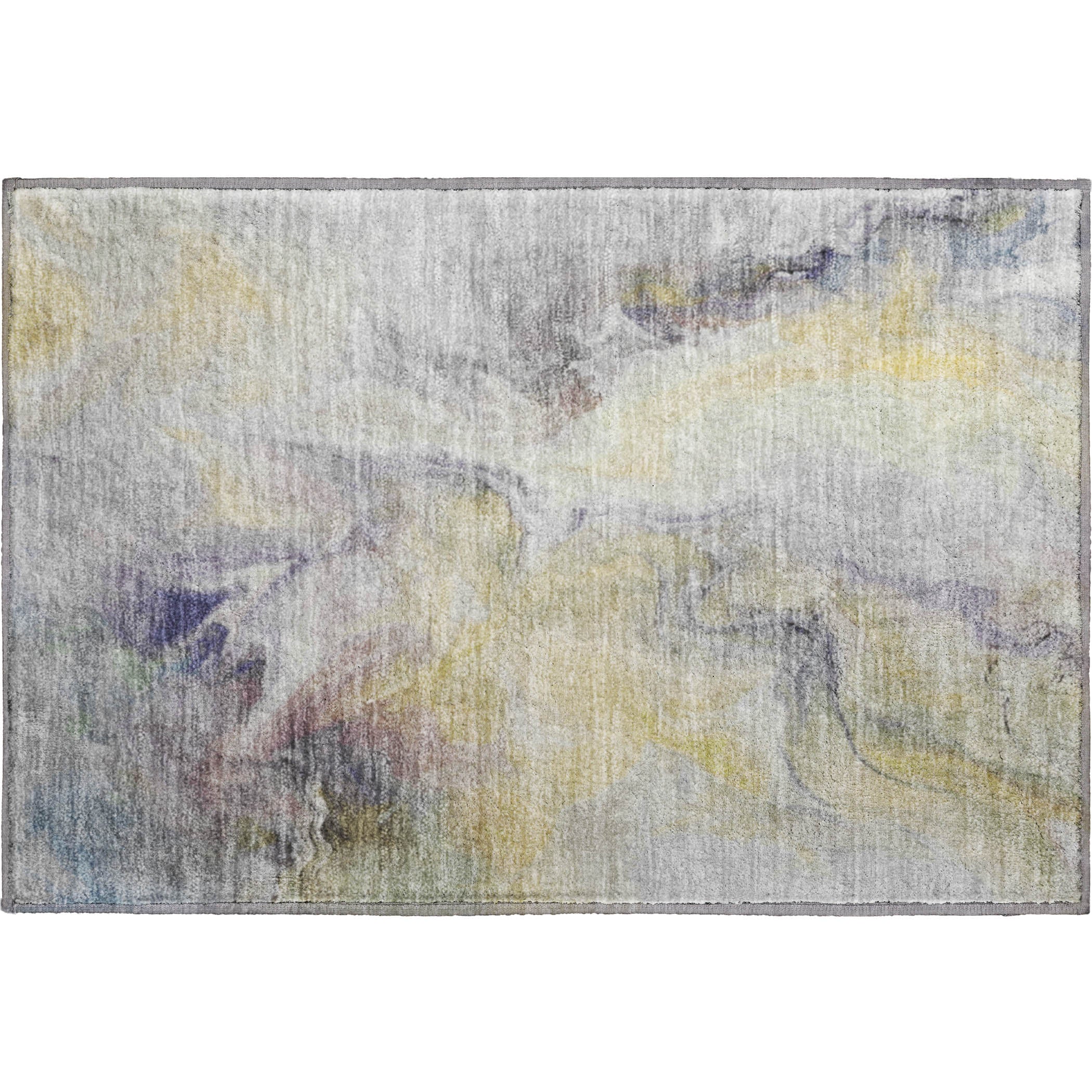Oslo Machine Washable Transitional Gold Rug 1'8" x 2'6" #shape_Rectangle