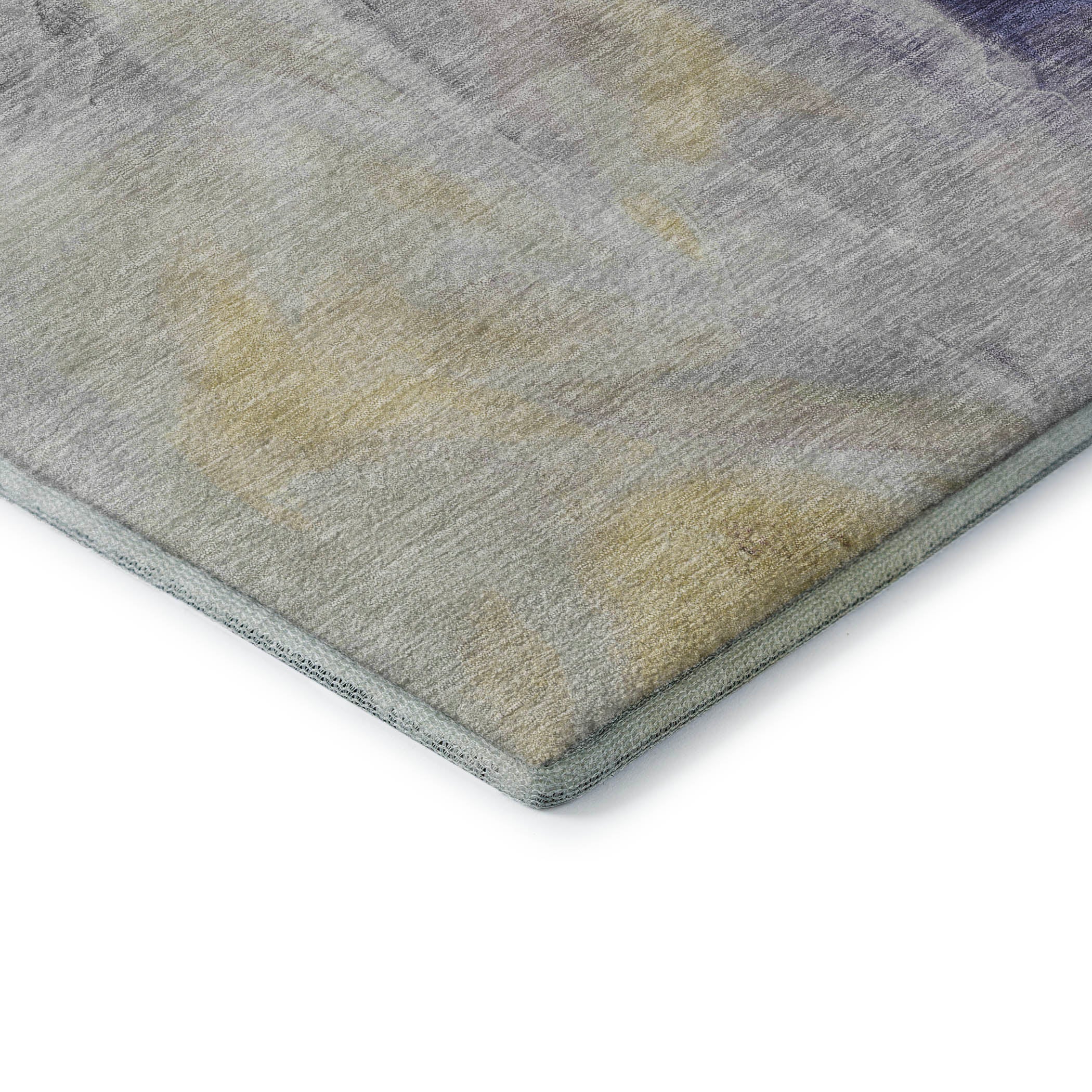 Oslo Machine Washable Transitional Gold Rug 1'8" x 2'6" #shape_Rectangle