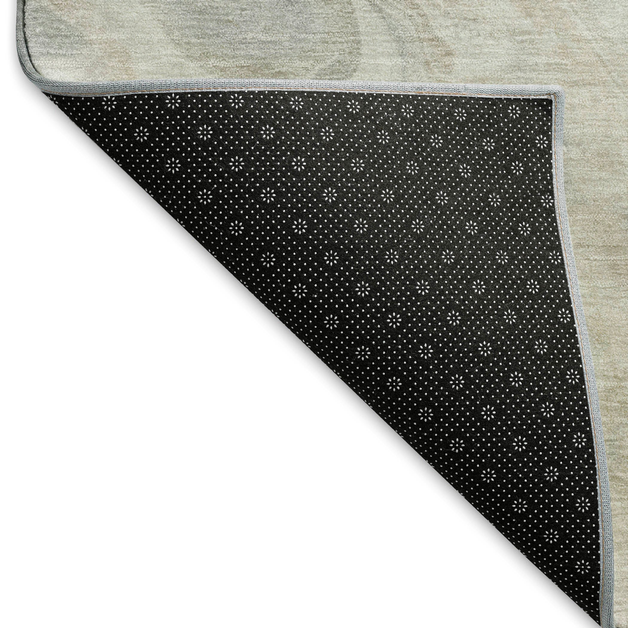 Lisbon Machine Washable Transitional Beige Brown Rug 1'8" x 2'6" #shape_Rectangle