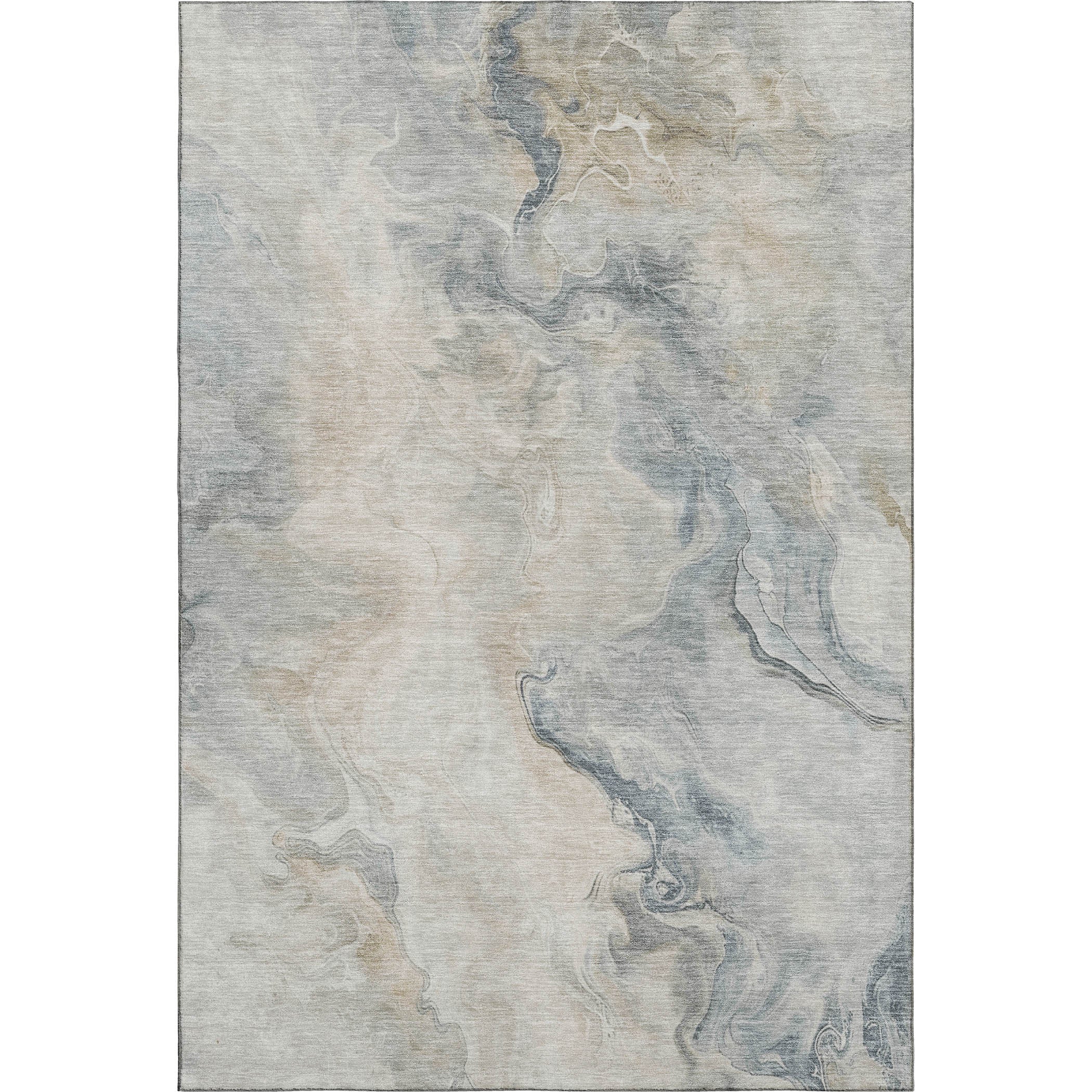Lisbon Machine Washable Transitional Beige Brown Rug 2'6" x 3'10" #shape_Rectangle