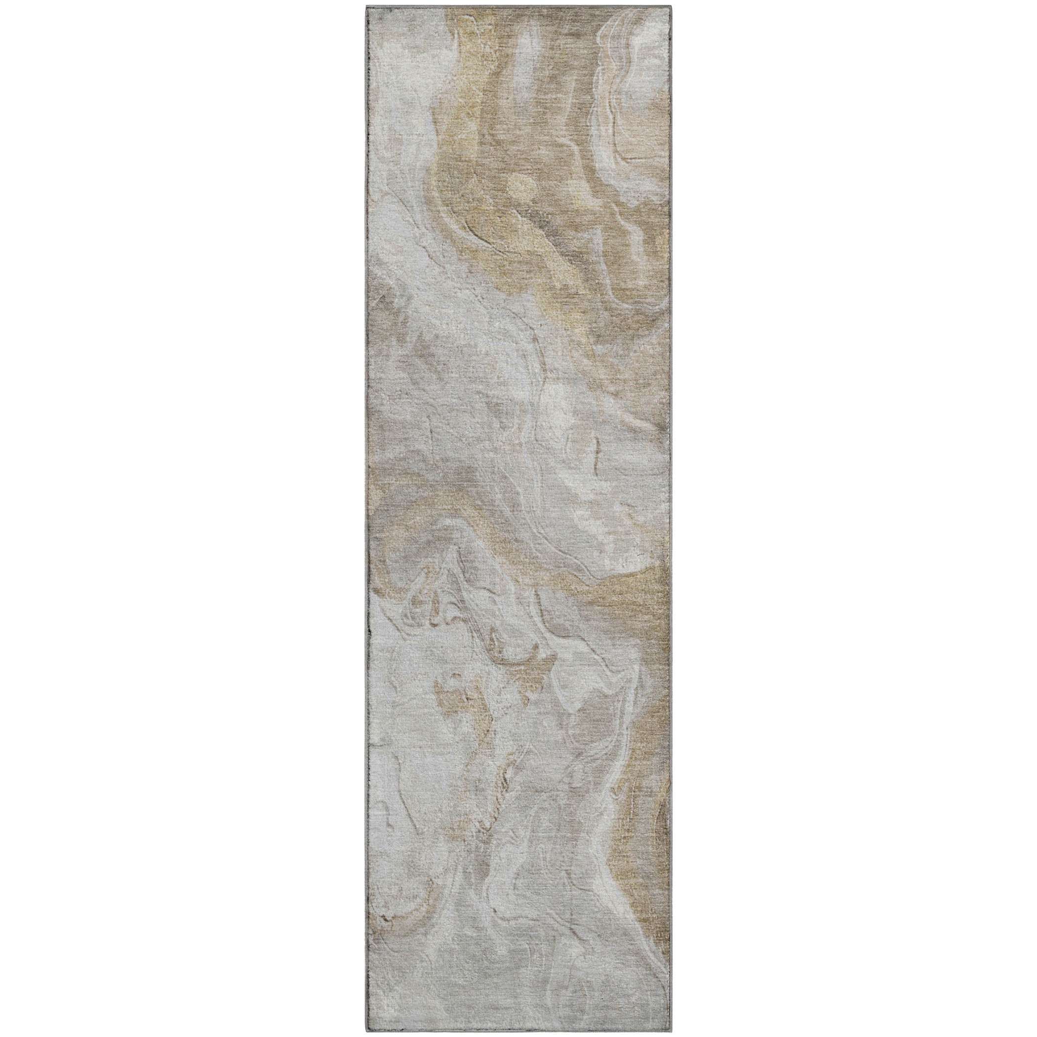 Sarajevo Machine Washable Transitional Ivory Rug 2'3" x 7'6" #shape_Runner
