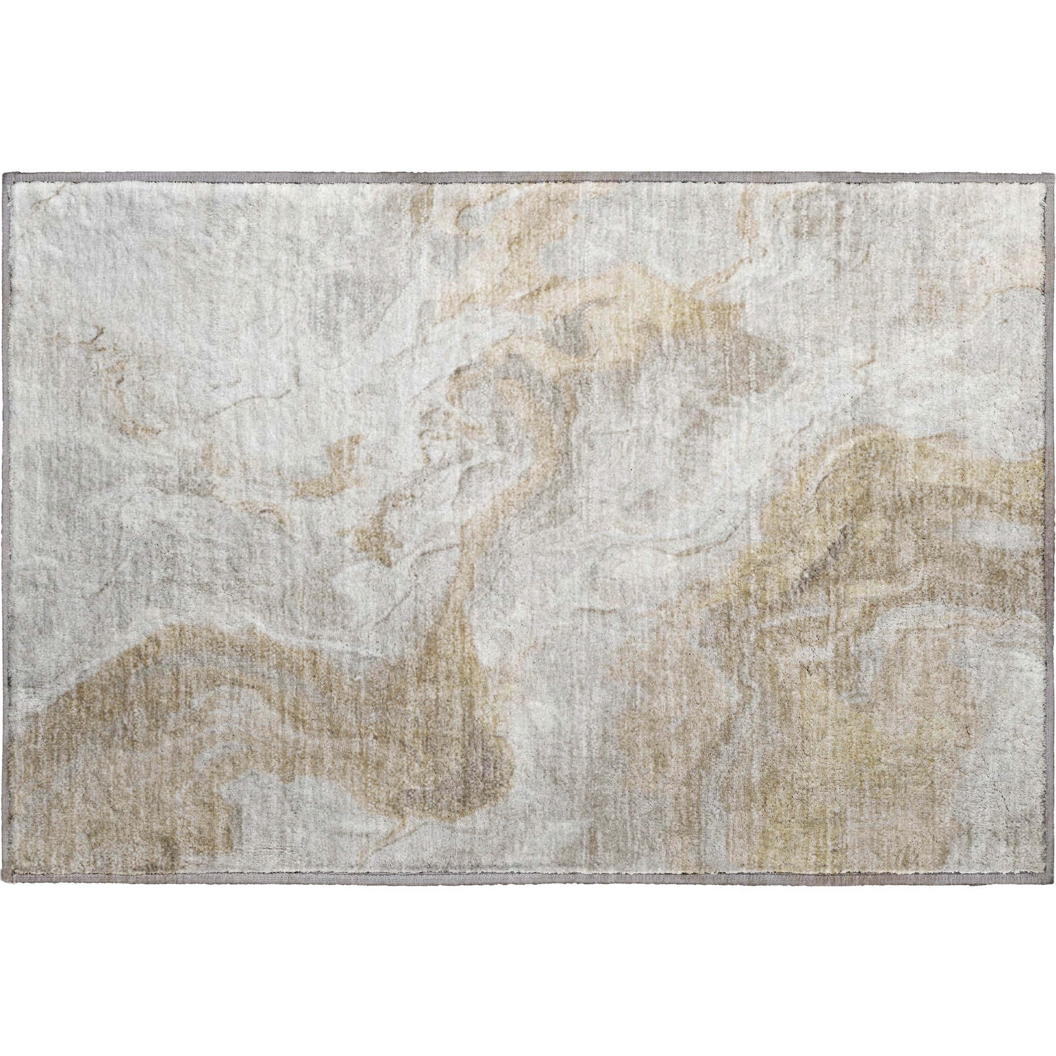 Sarajevo Machine Washable Transitional Ivory Rug 1'8" x 2'6" #shape_Rectangle