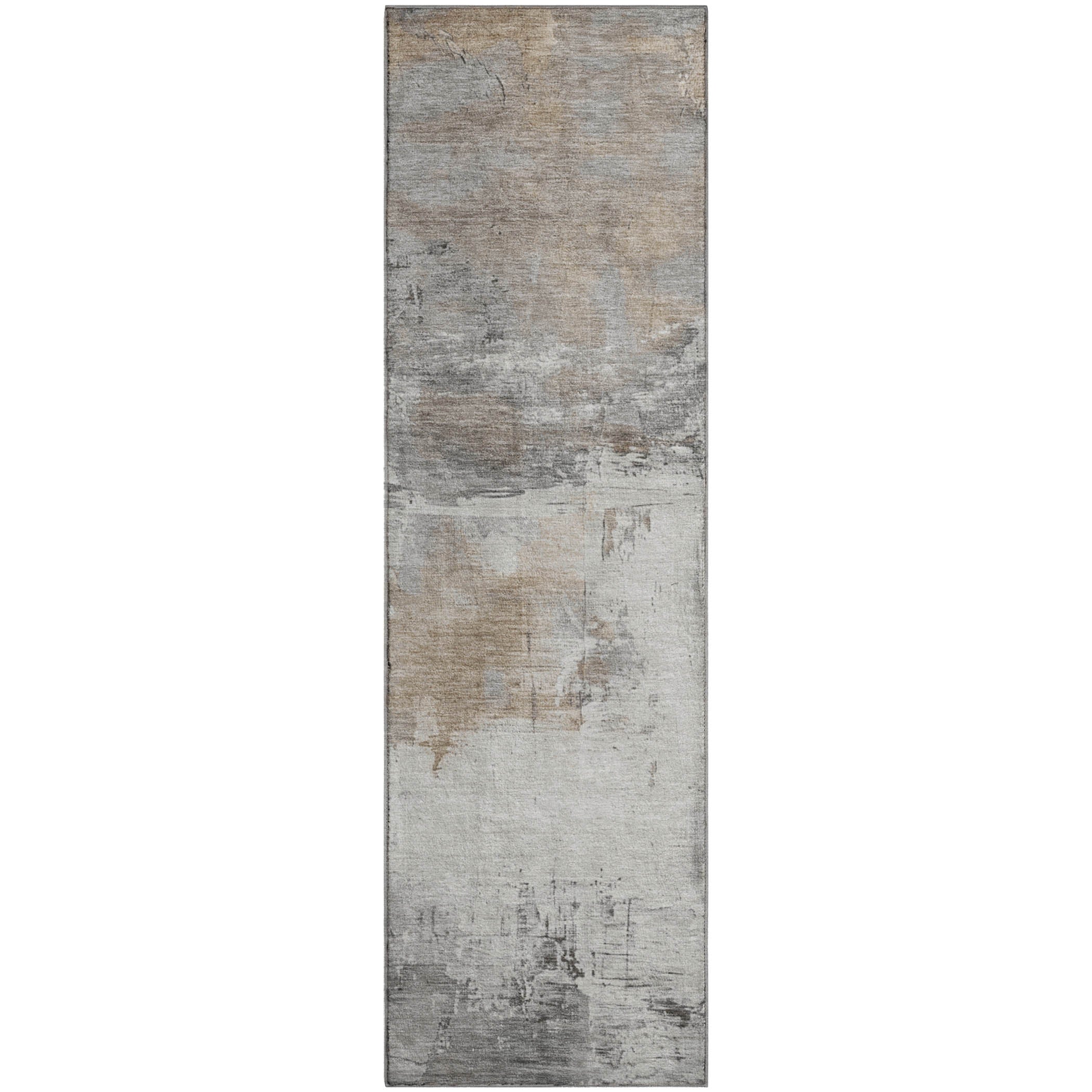 Bern Machine Washable Transitional Ivory Rug 2'3" x 7'6" #shape_Runner