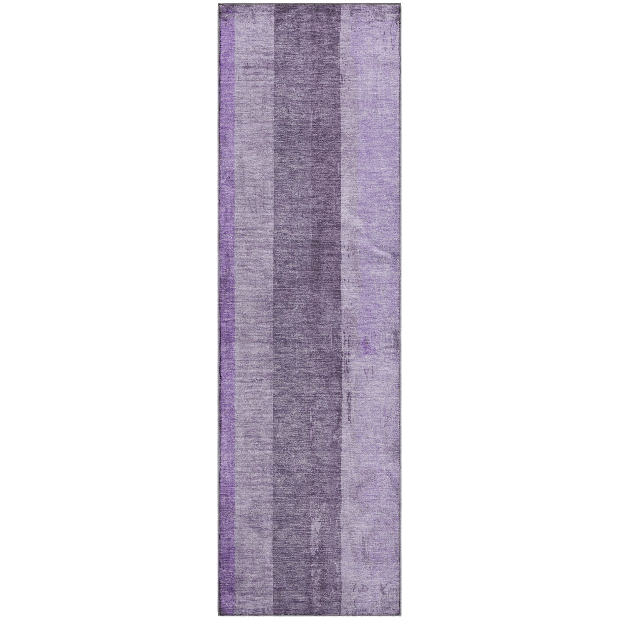 Antigua Machine Washable Transitional Purple Rug 2'3" x 7'6" #shape_Runner