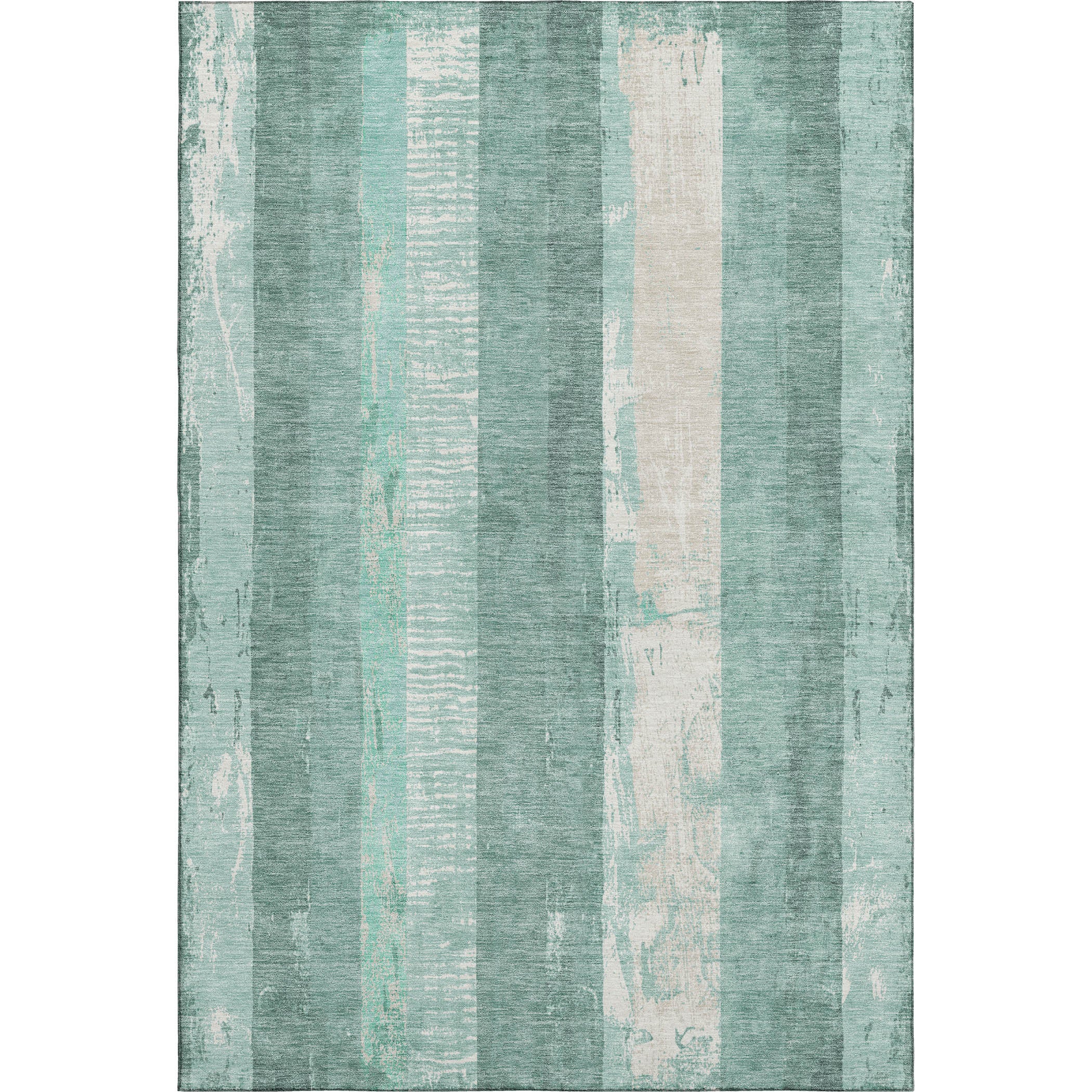 Antigua Machine Washable Transitional Seafoam Blue Rug 2'6" x 3'10" #shape_Rectangle