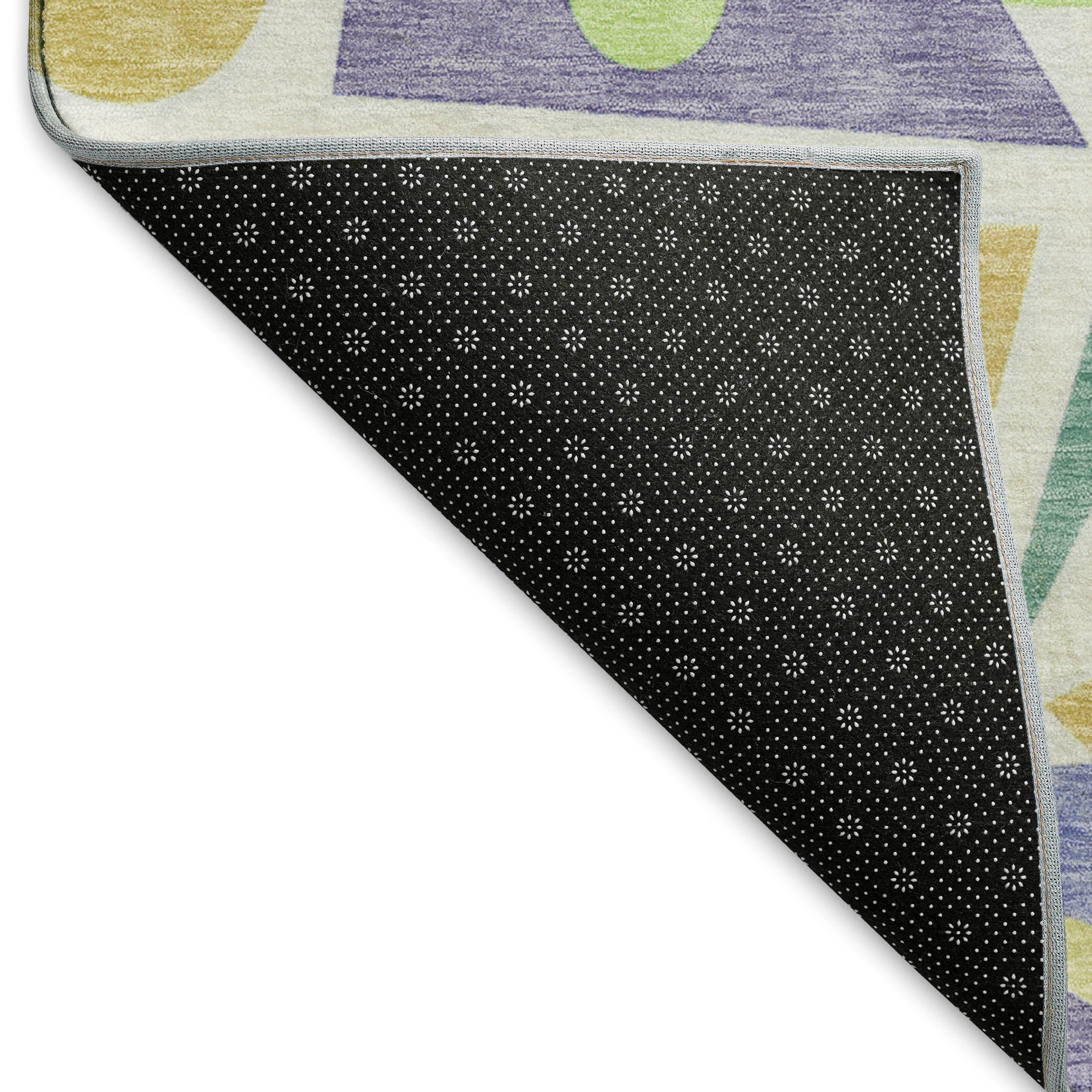 Seville Machine Washable Transitional Lavender Purple Rug 1'8" x 2'6" #shape_Rectangle