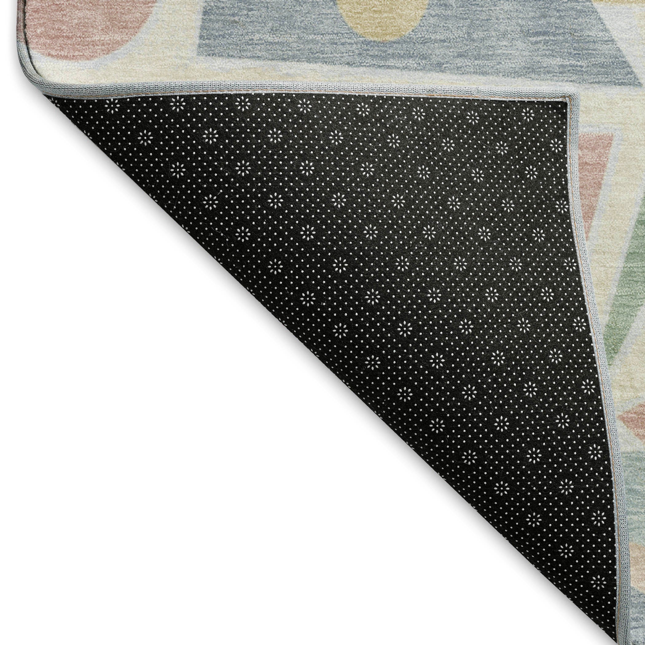 Seville Machine Washable Transitional Sky Blue Rug 1'8" x 2'6" #shape_Rectangle