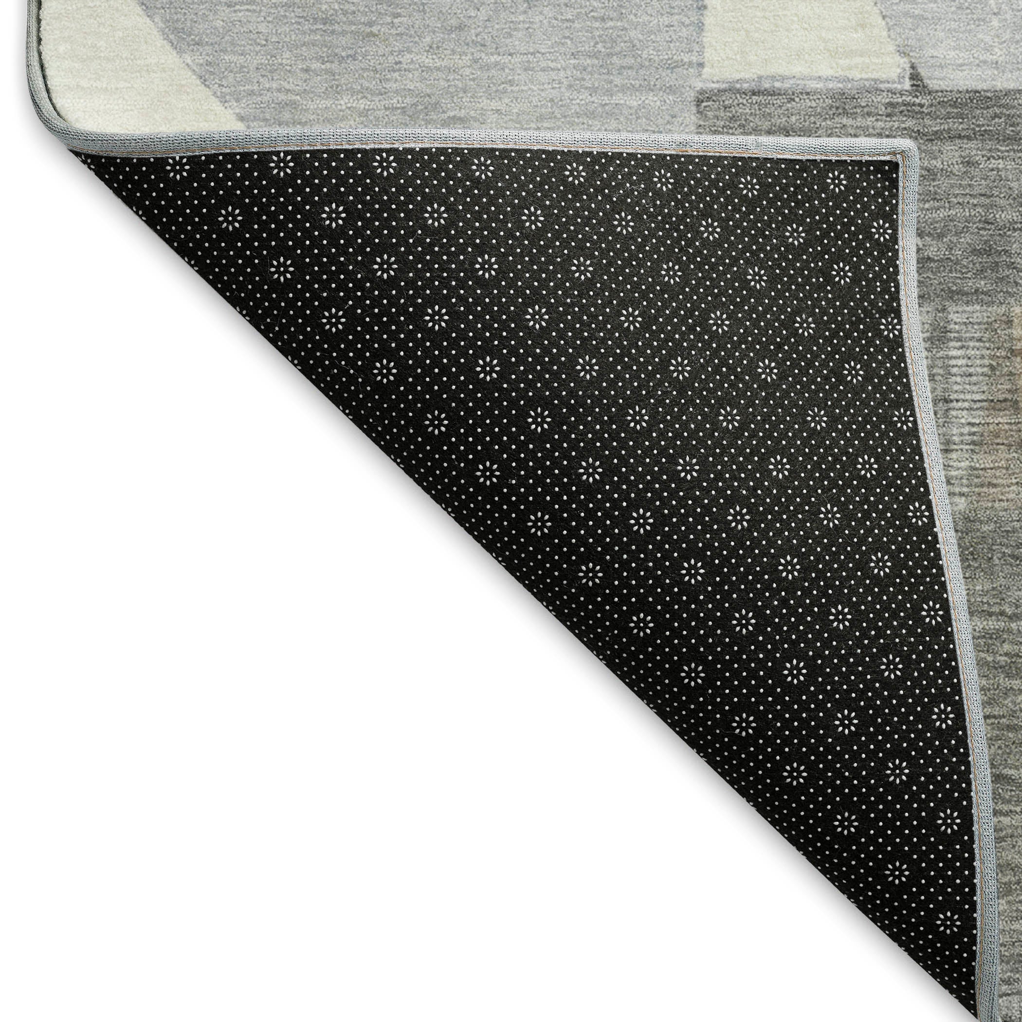 Oaxaca Machine Washable Transitional Taupe Brown Rug 1'8" x 2'6" #shape_Rectangle