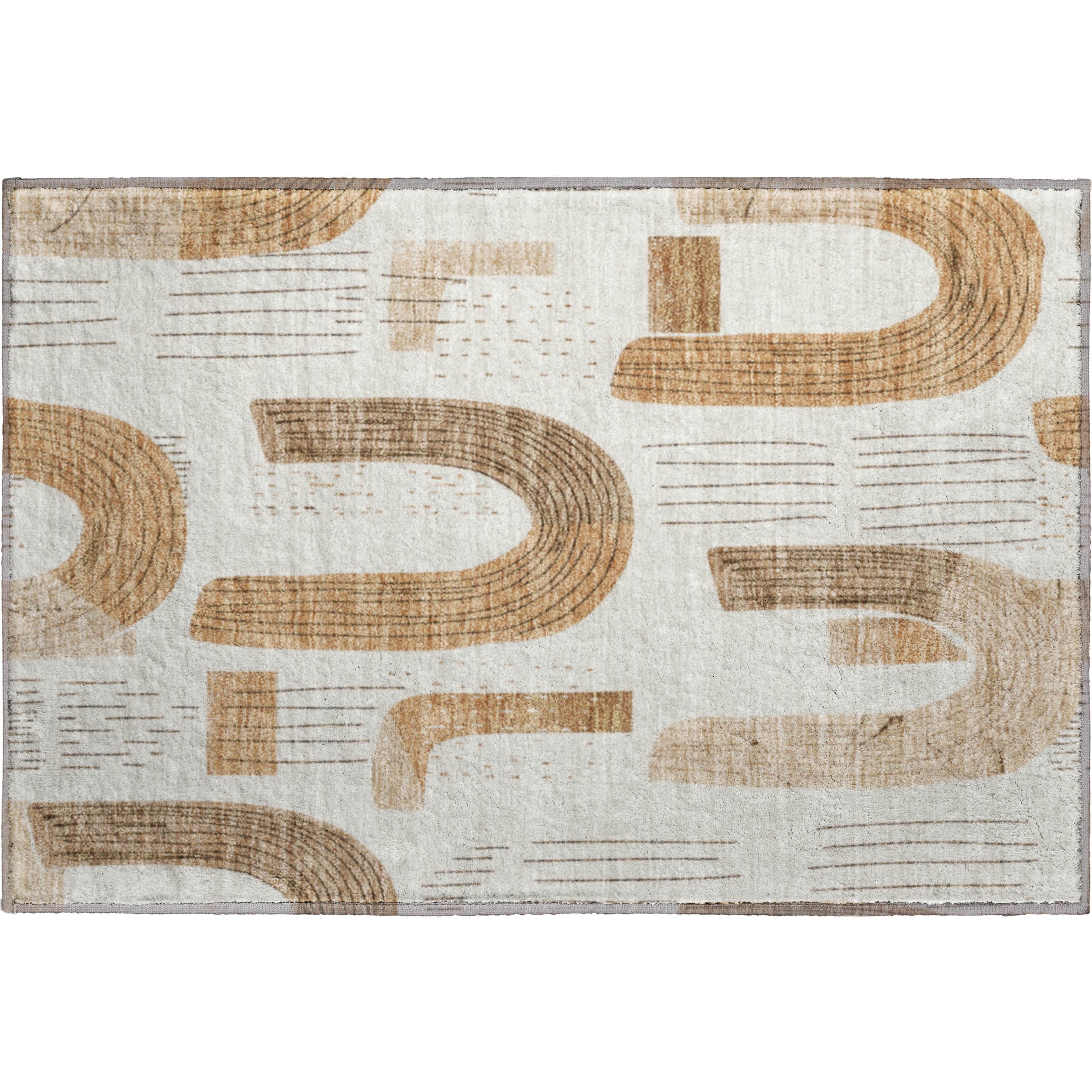 Sarajevo Machine Washable Transitional Ivory Rug 1'8" x 2'6" #shape_Rectangle
