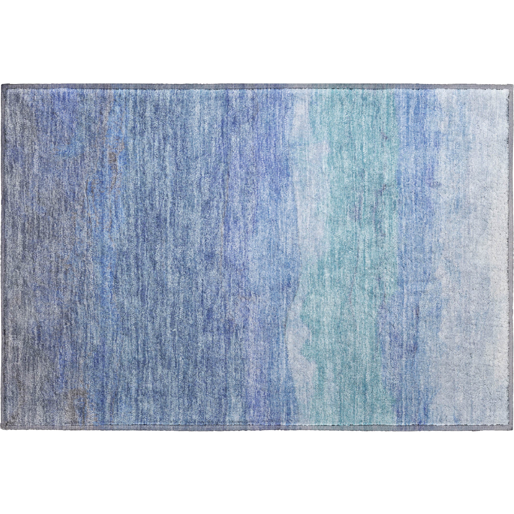 Jaipur Machine Washable Transitional Blue Rug 1'8" x 2'6" #shape_Rectangle