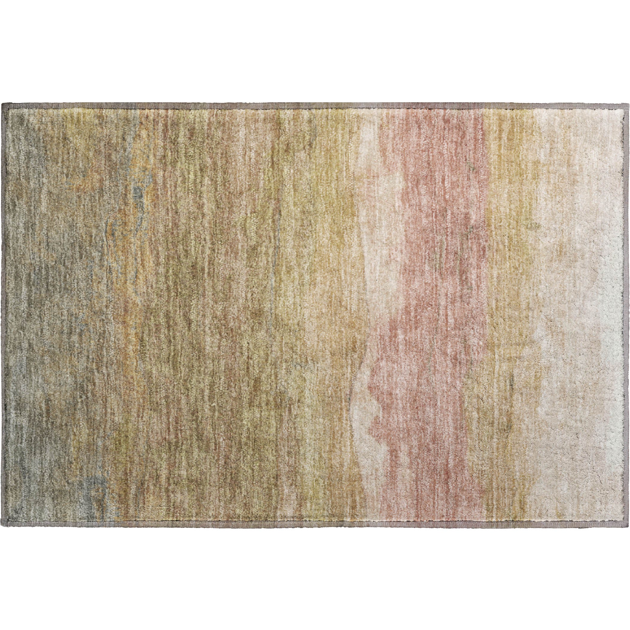 Jaipur Machine Washable Transitional Tan Brown Rug 1'8" x 2'6" #shape_Rectangle