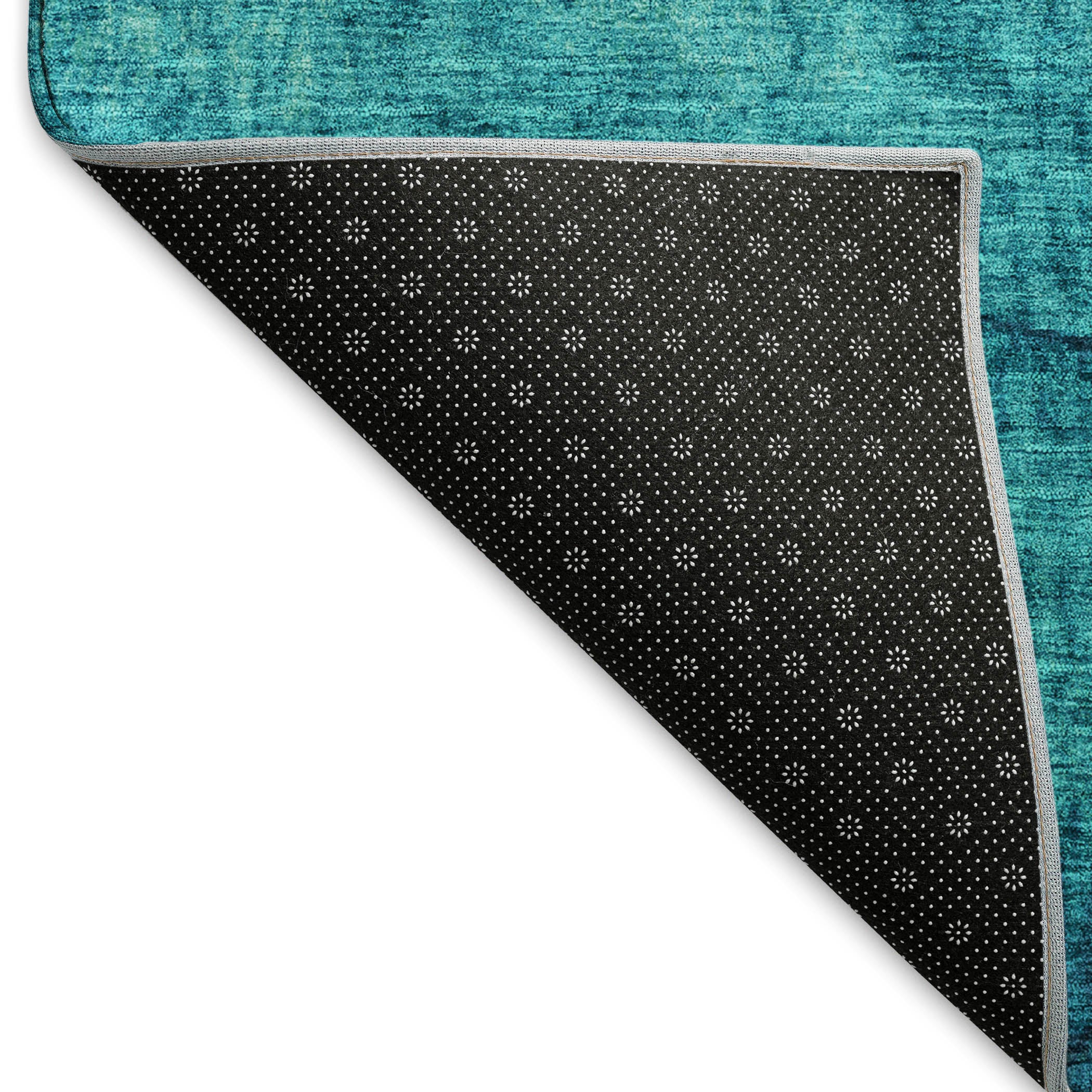 Jaipur Machine Washable Transitional Teal Rug 1'8" x 2'6" #shape_Rectangle