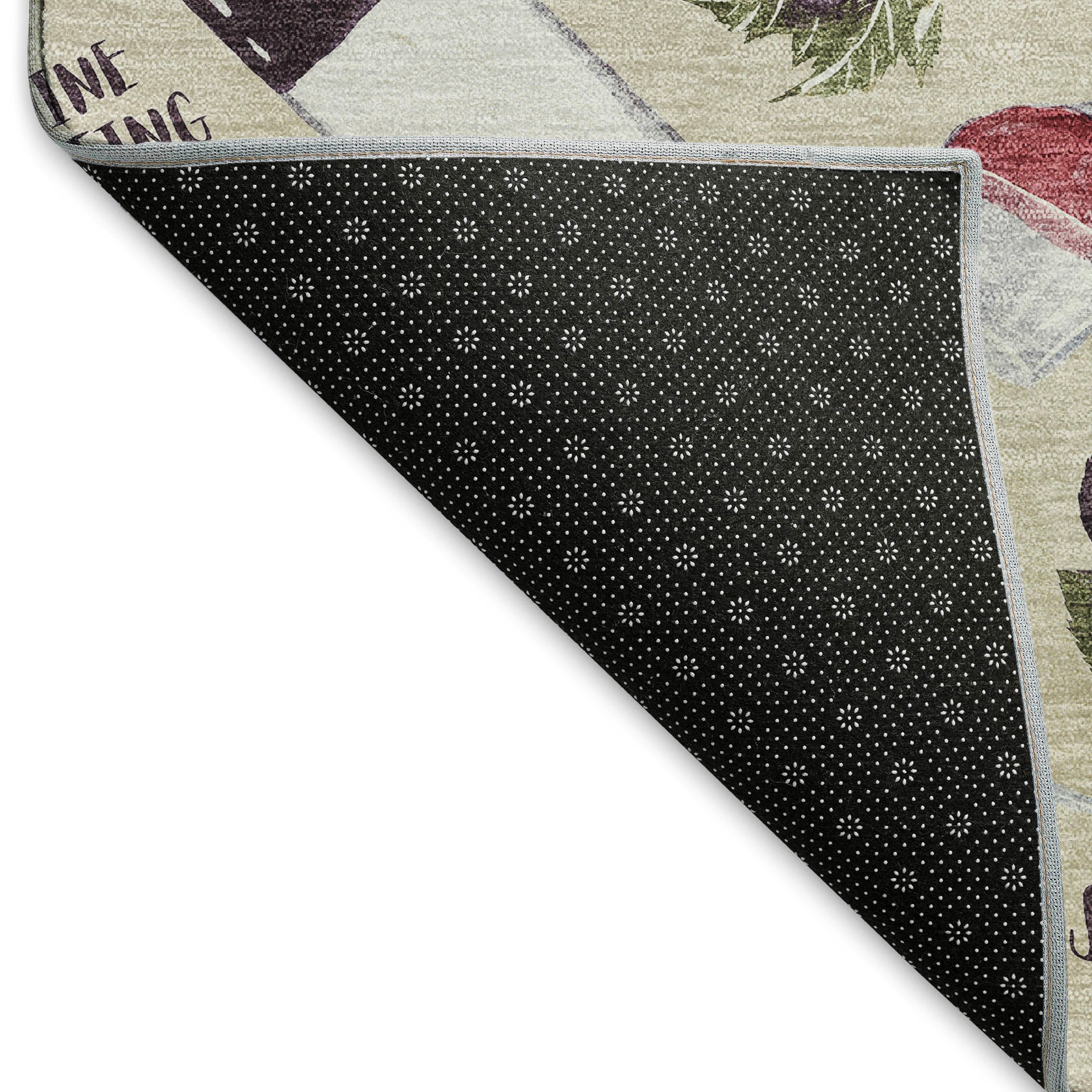Bergen Machine Washable Kitchen Ivory Rug 1'8" x 2'6" #shape_Rectangle
